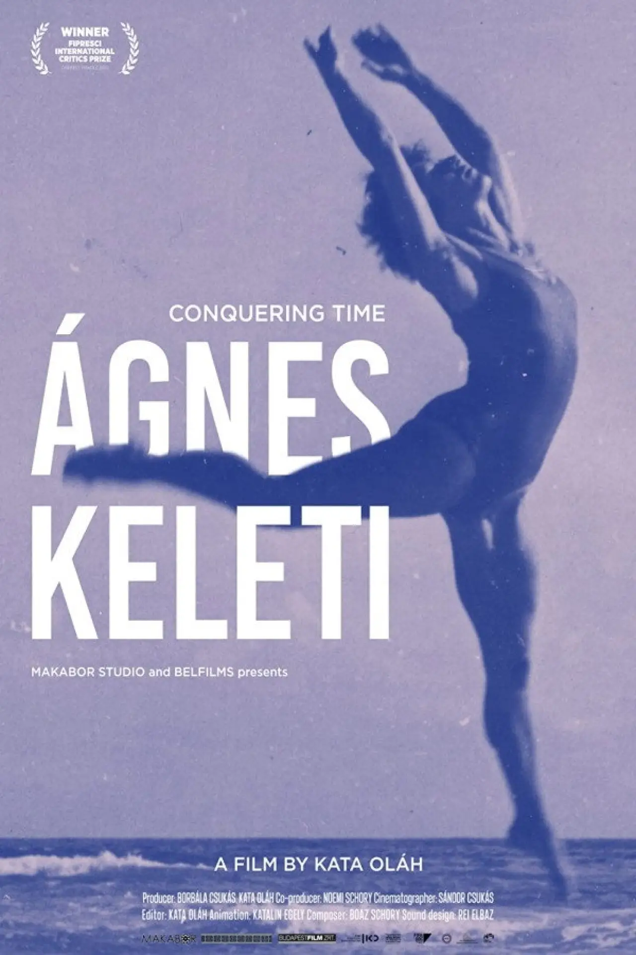 Movie poster "Conquering Time – Ágnes Keleti"