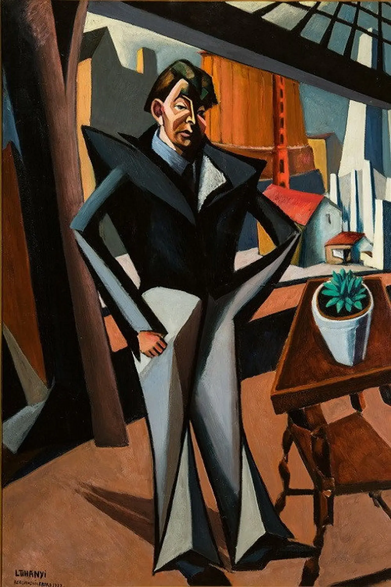 Movie poster "The man in the background"
