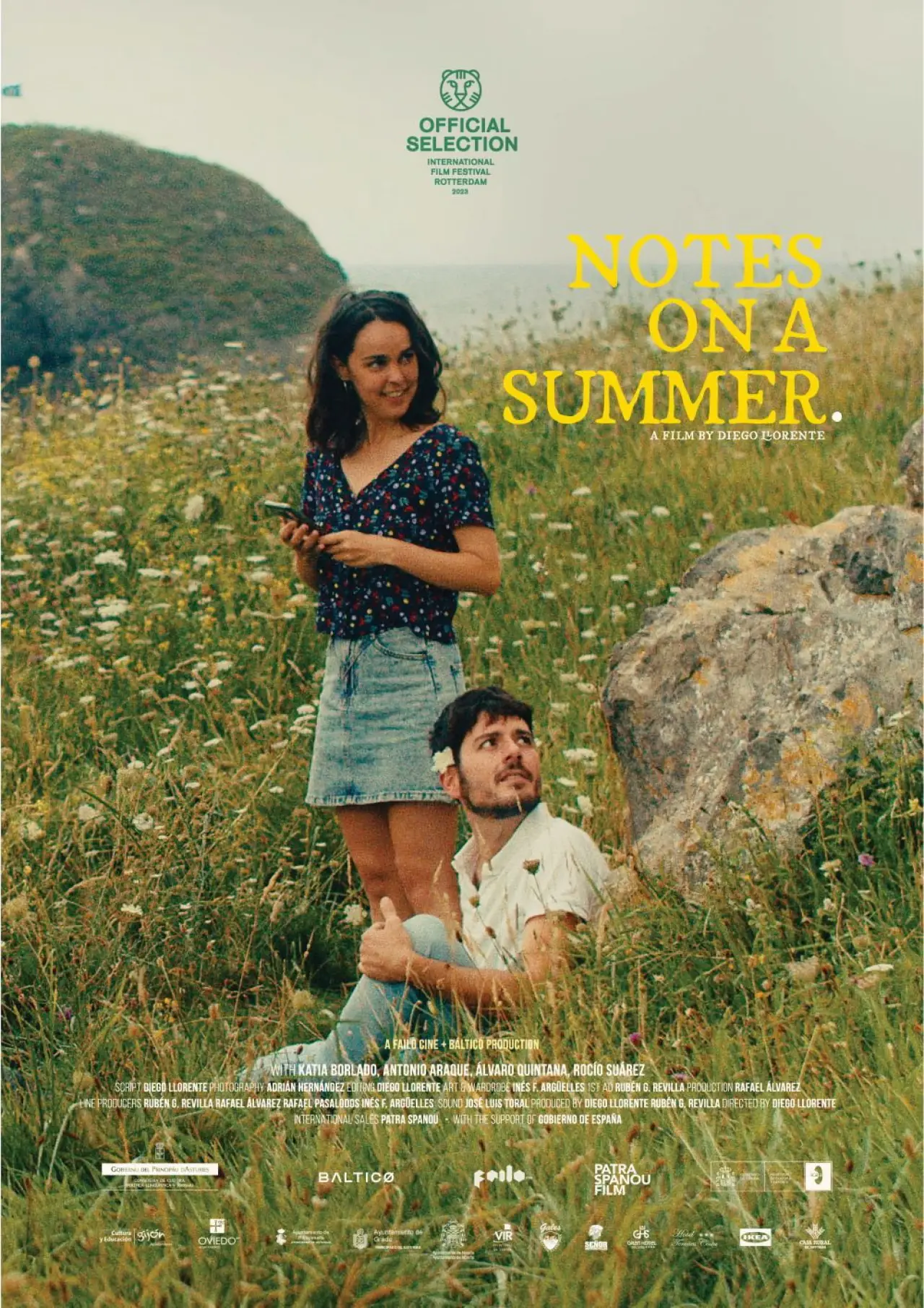 Movie poster "Notes on a Summer"