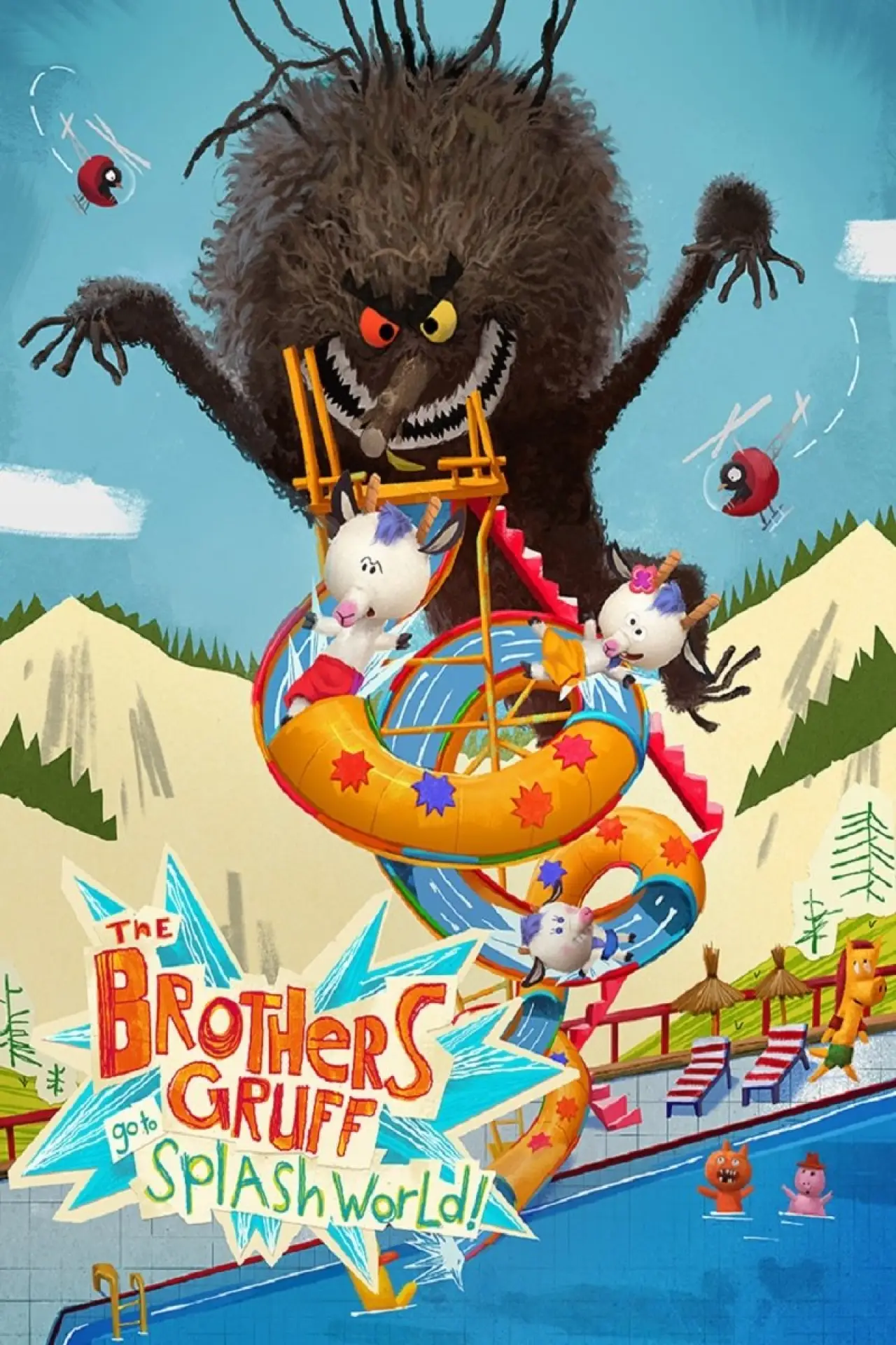 Movie poster "The Brothers Gruff Go to Splash World"