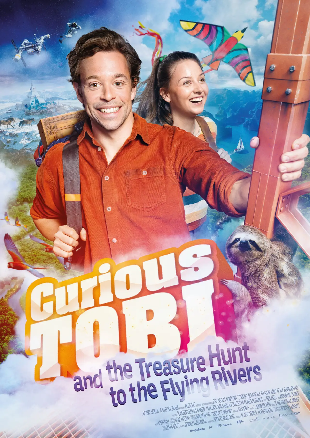 Movie poster "Curious Tobi and the Treasure Hunt to the Flying Rivers"