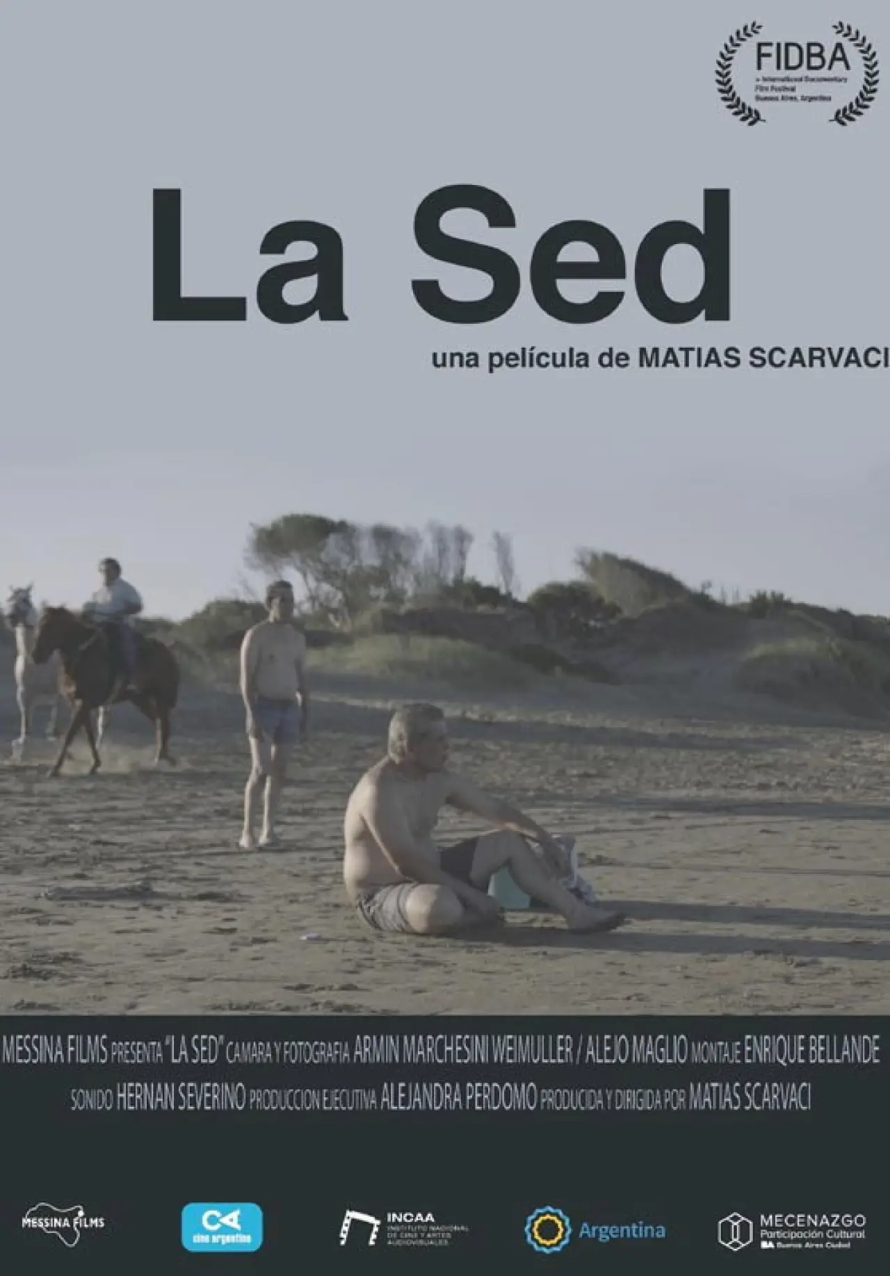 Movie poster "La Sed"