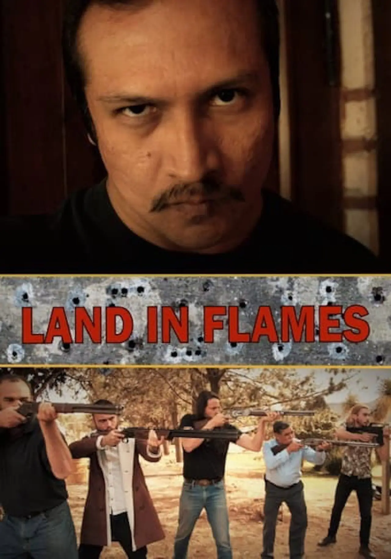 Movie poster "Tierra en llamas"