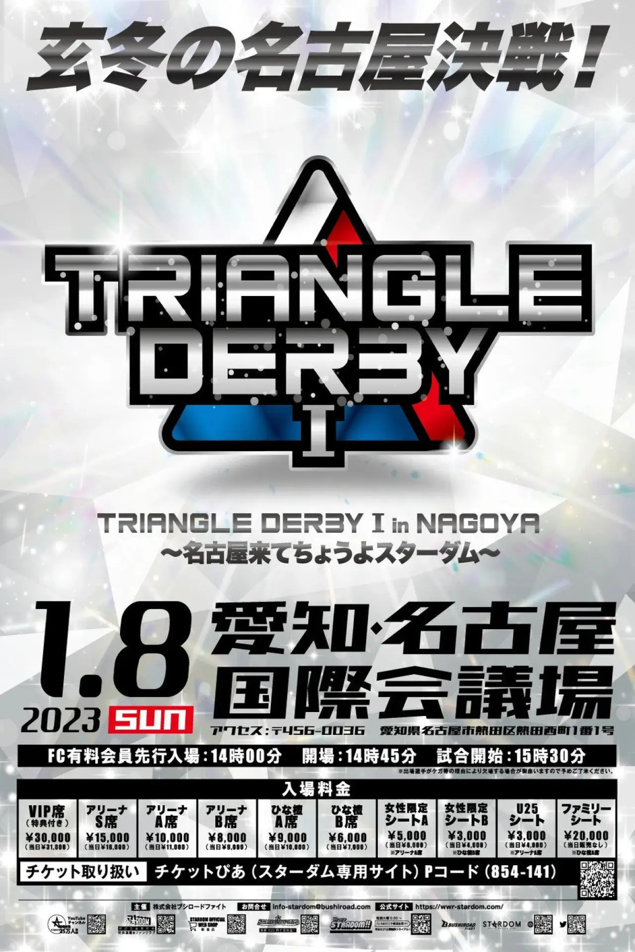 Movie poster "Stardom Triangle Derby I in Nagoya ~Come to Nagoya~"