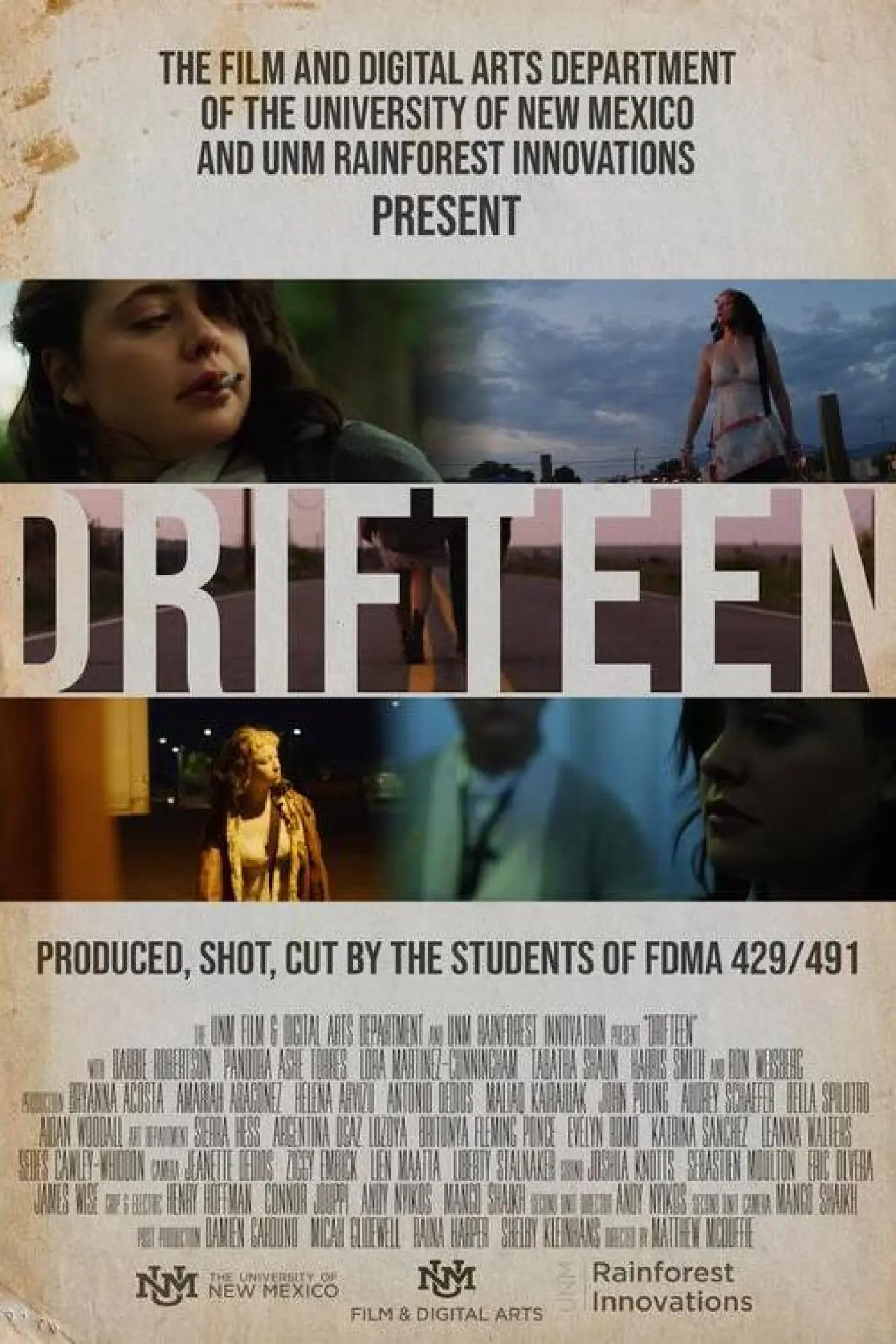 Movie poster "Drifteen"