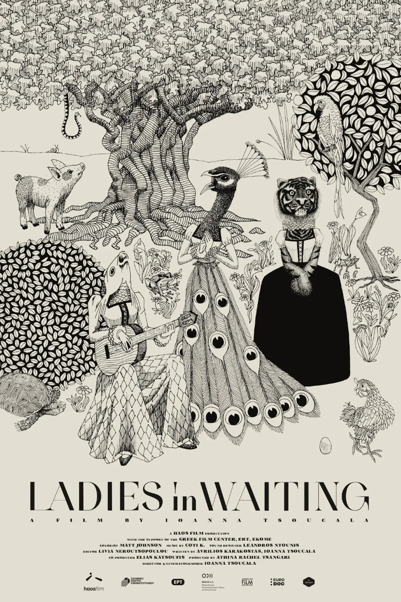 Movie poster "Ladies in Waiting"