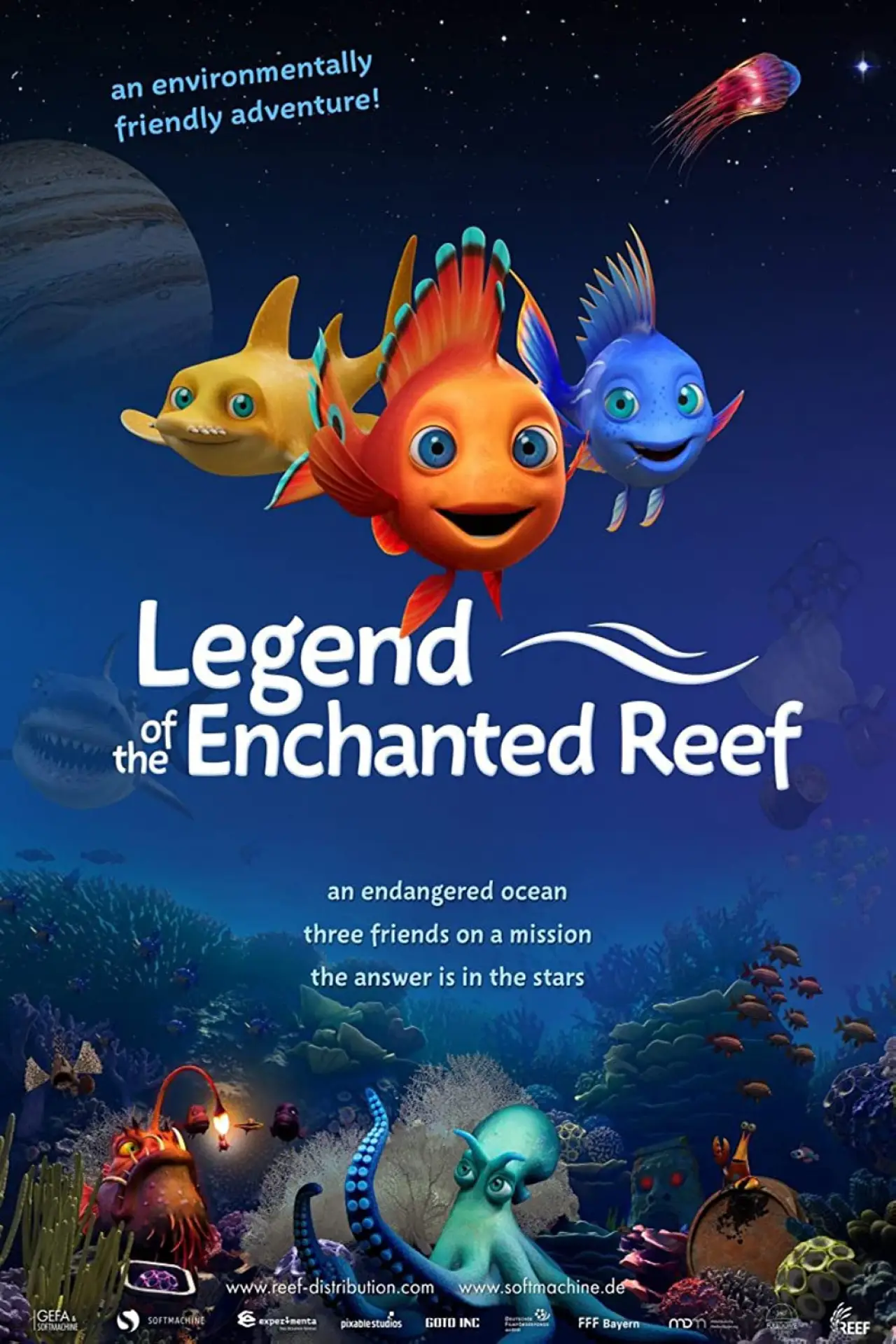 Movie poster "Shorty and the Legend of the Enchanted Reef"