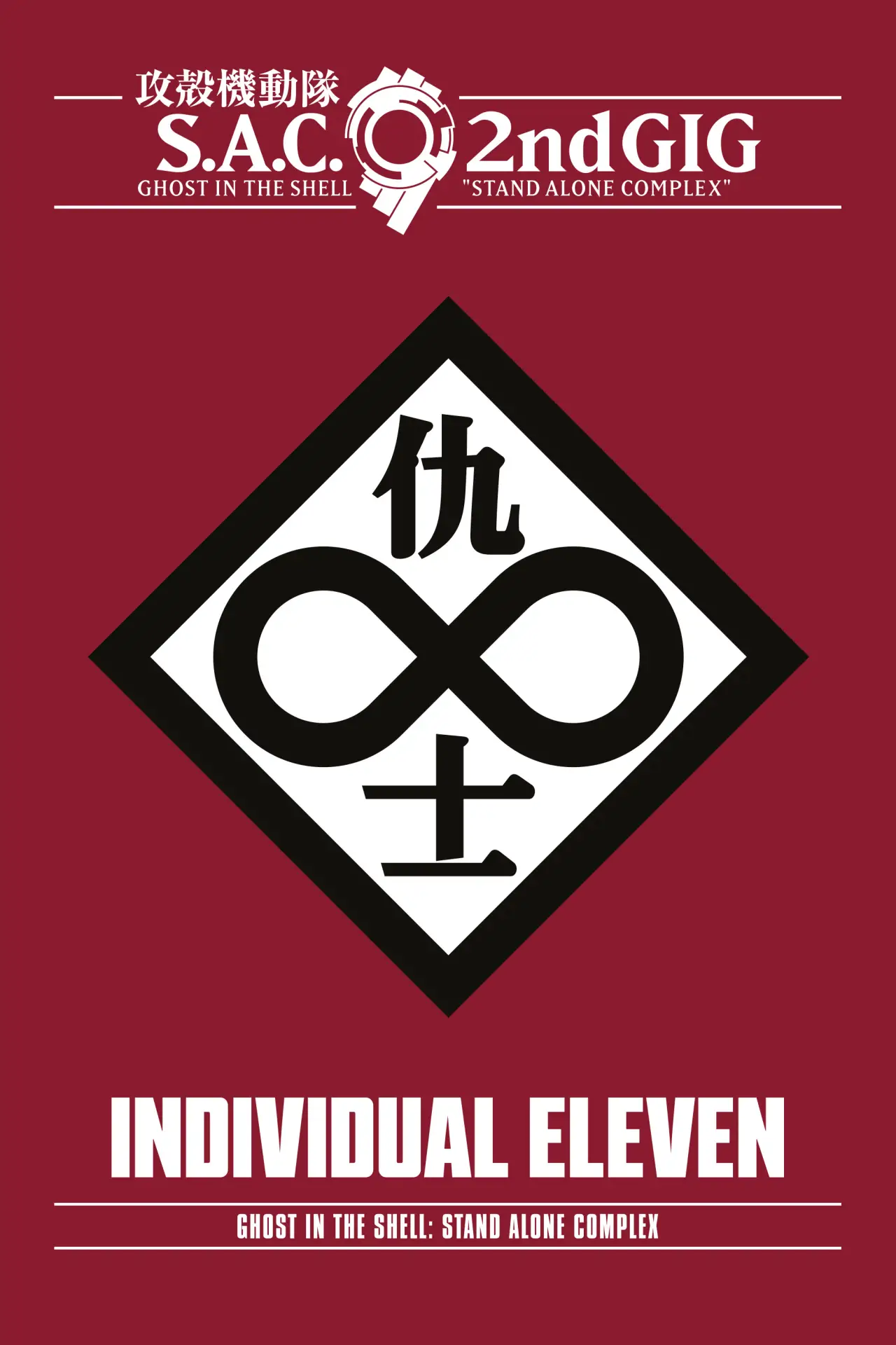 Movie poster "Ghost in the Shell: S.A.C. 2nd GIG - Individual Eleven"