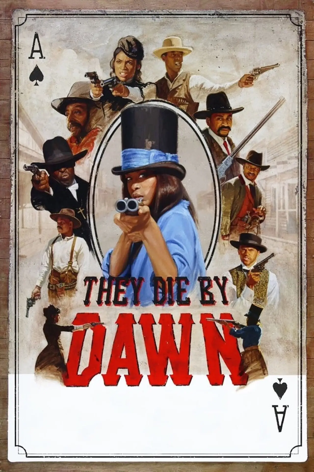 Movie poster "They Die by Dawn"