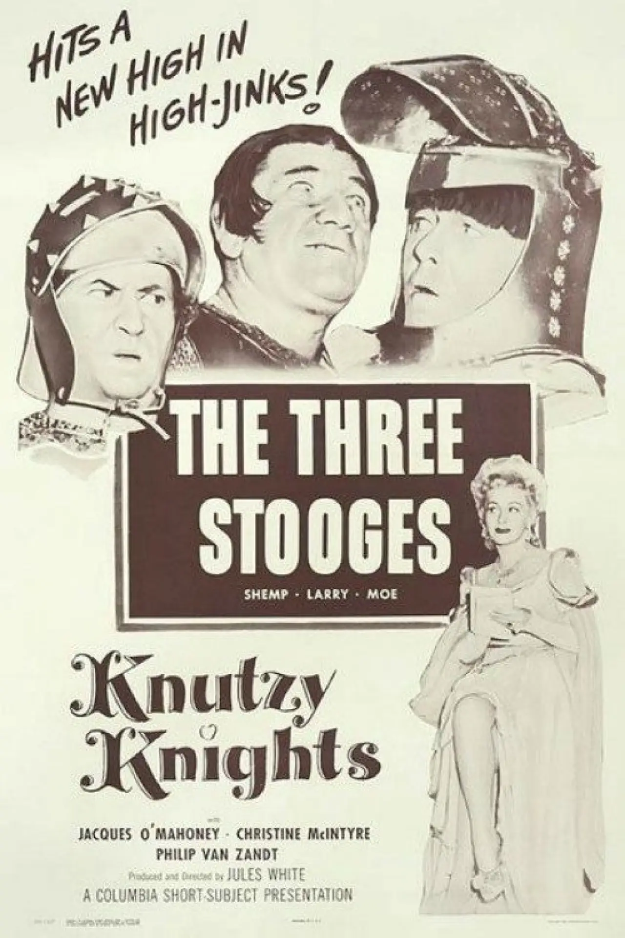Movie poster "Knutzy Knights"