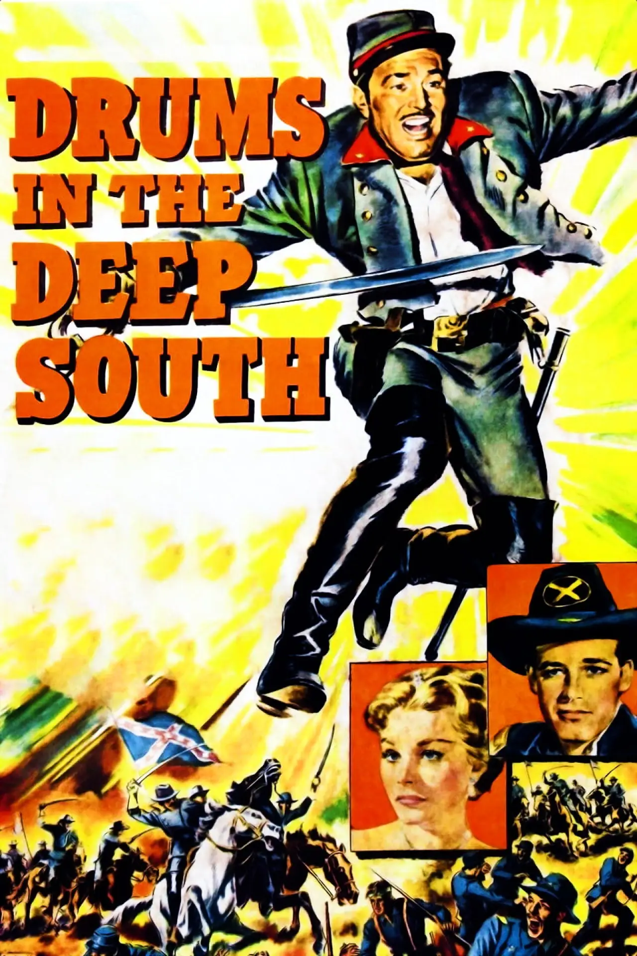 Movie poster "Drums in the Deep South"