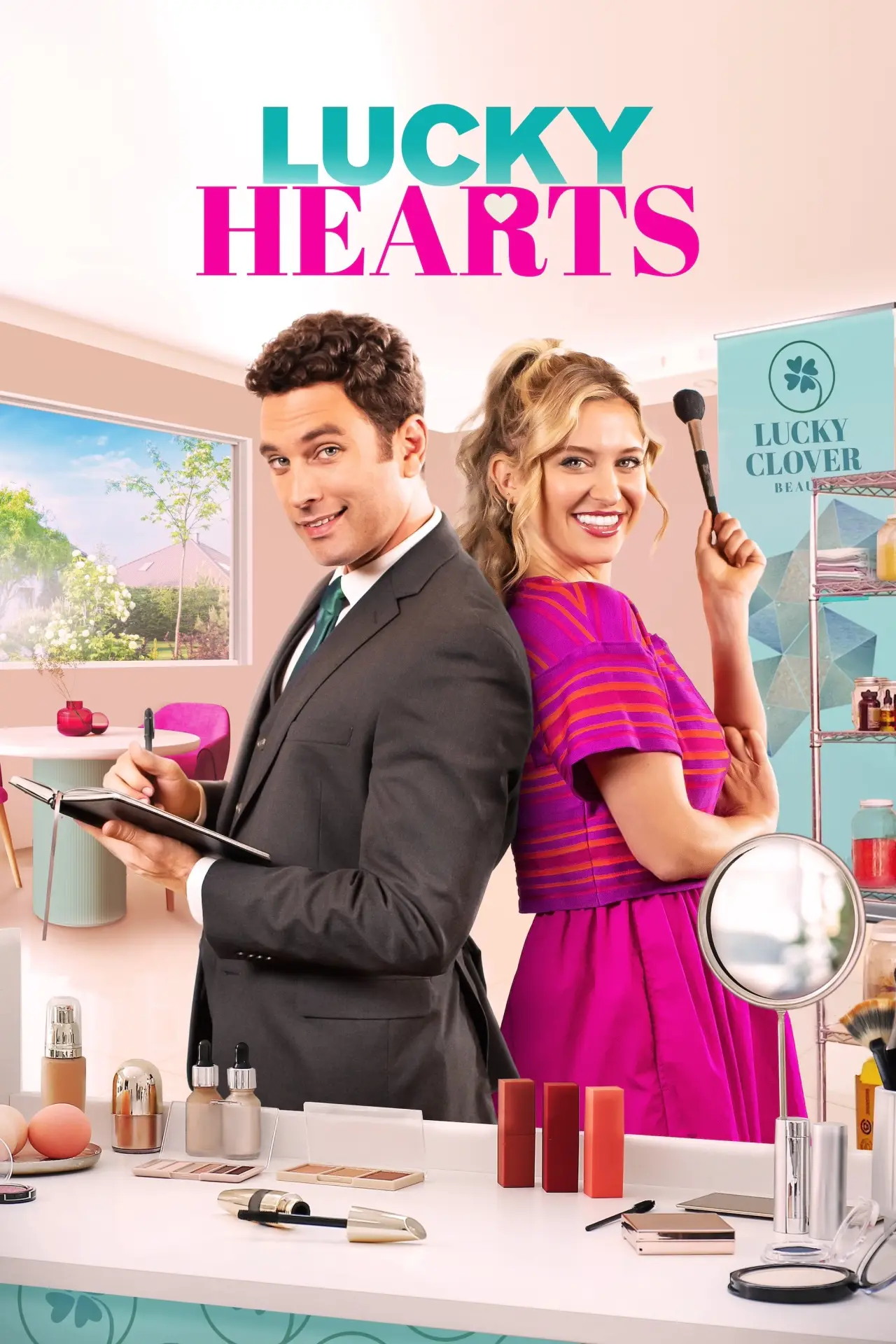 Movie poster "Lucky Hearts"