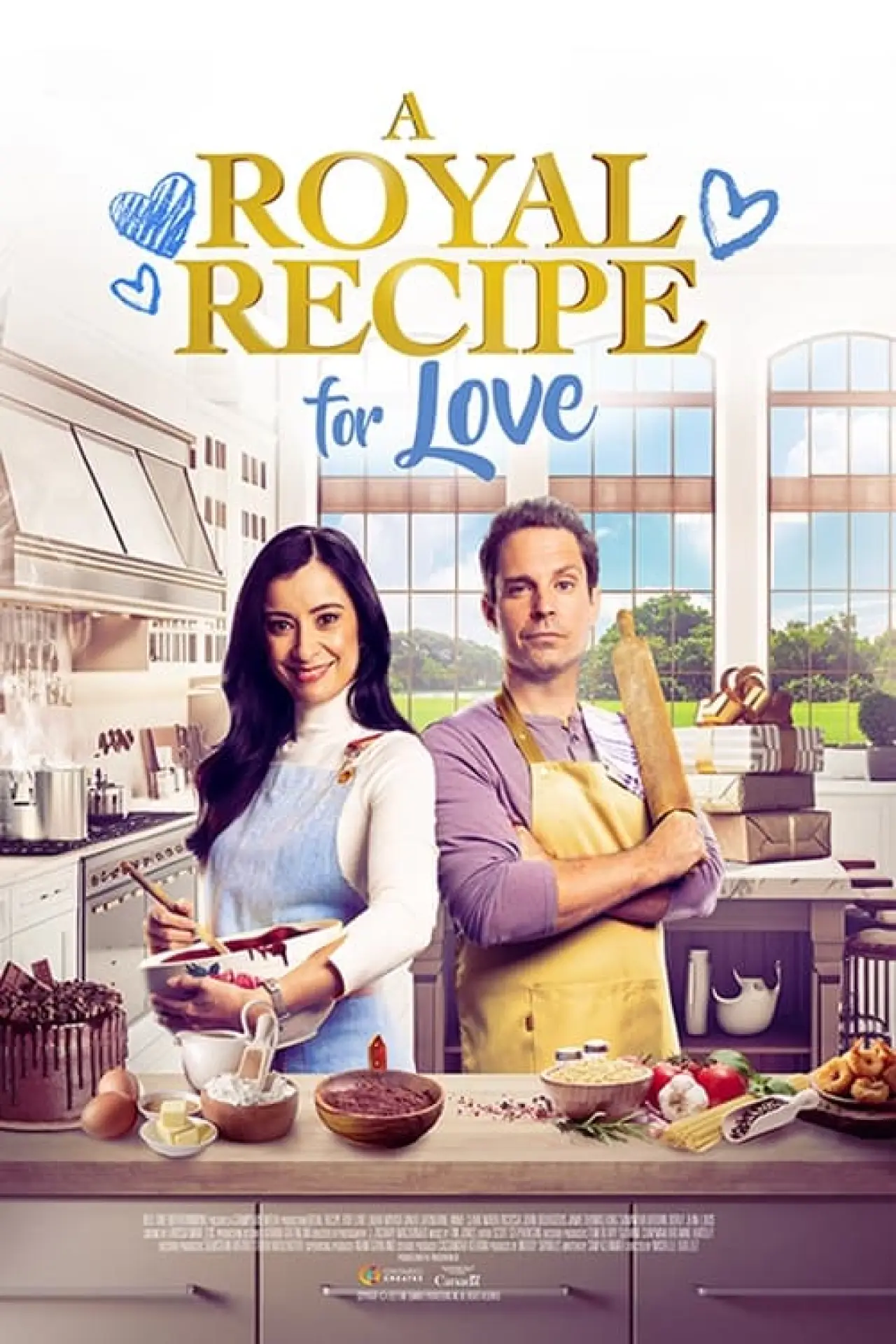 Movie poster "A Royal Recipe for Love"