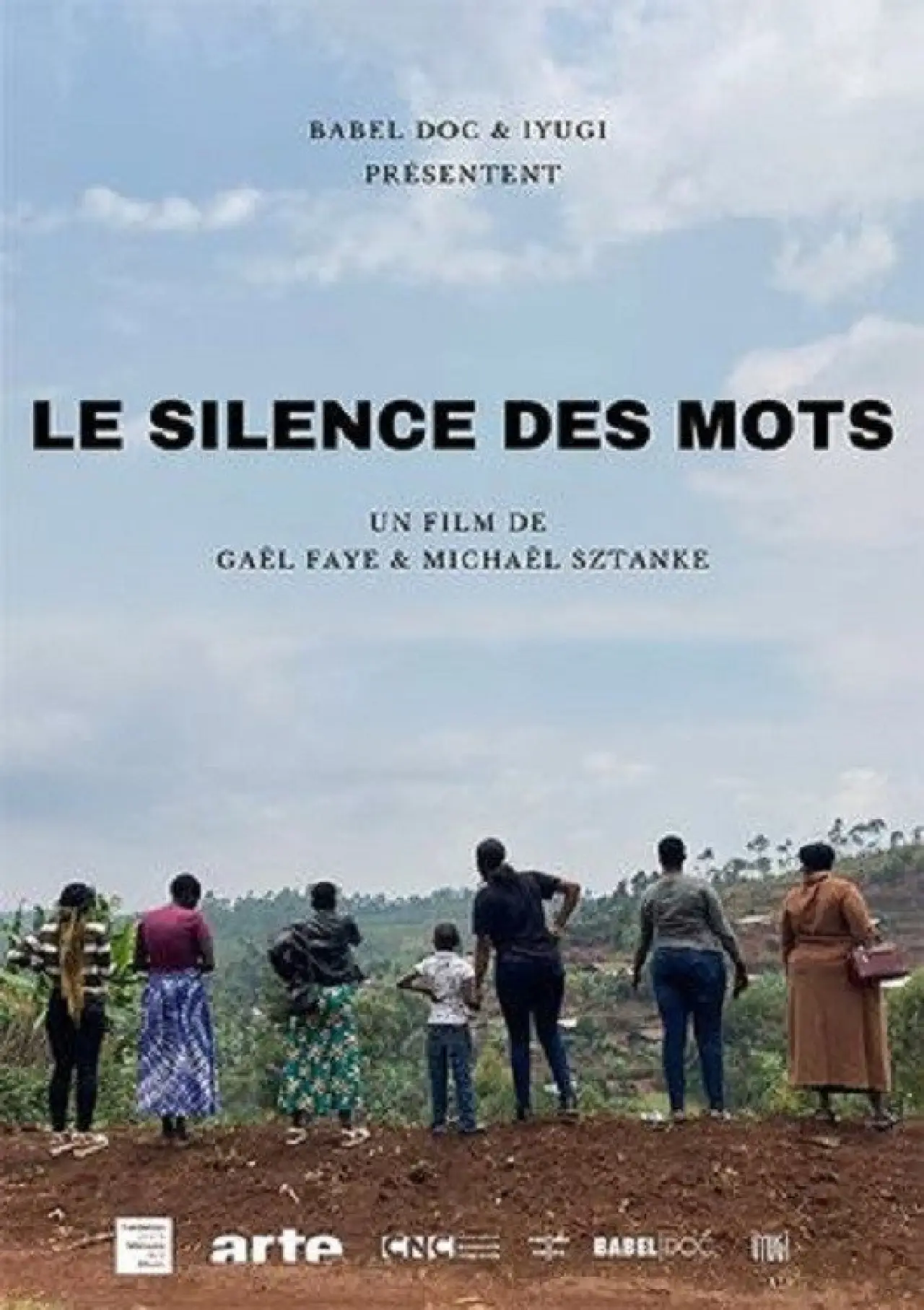Movie poster "Rwanda : the silence of words"