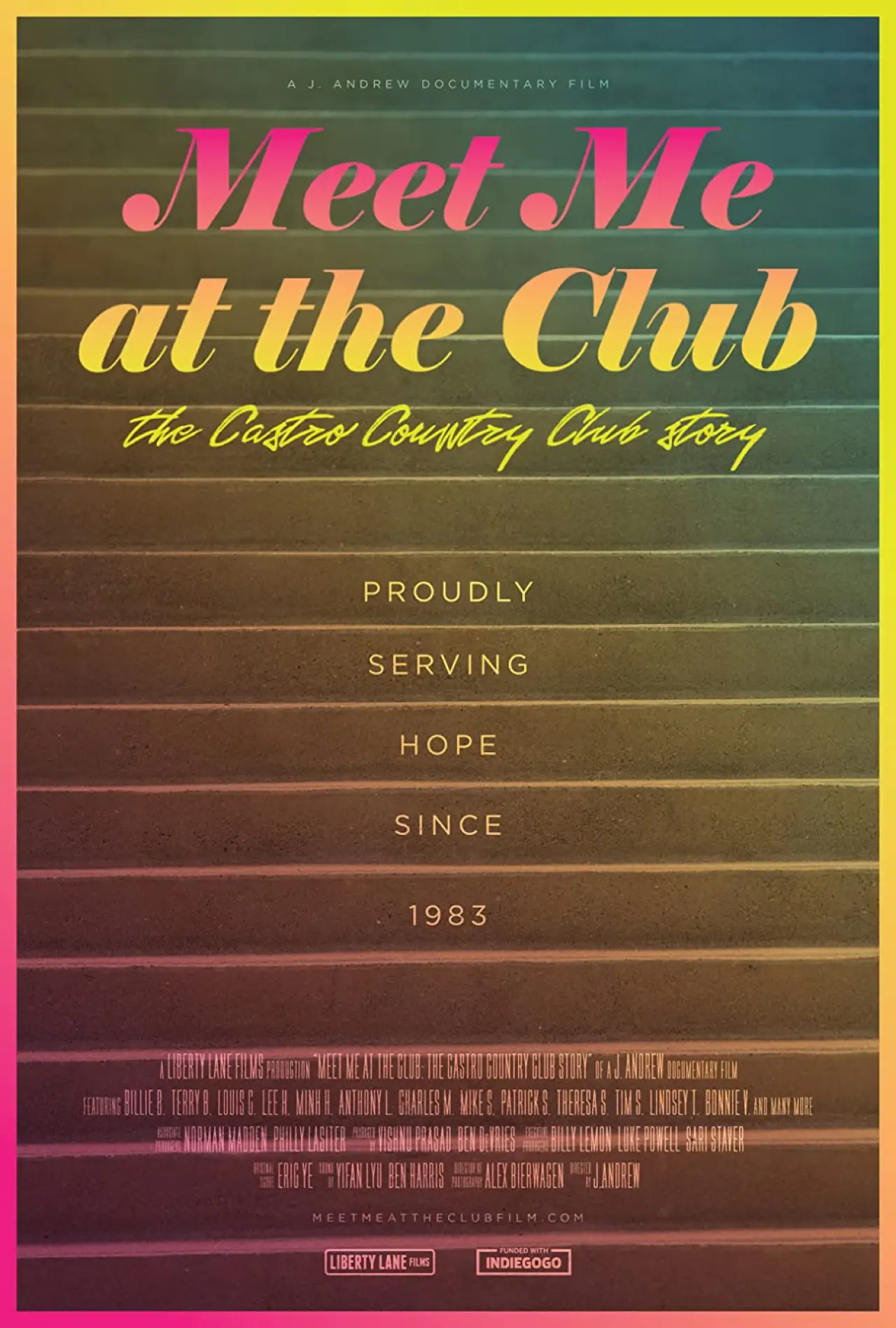 Movie poster "Meet Me at the Club: The Castro Country Club Story"