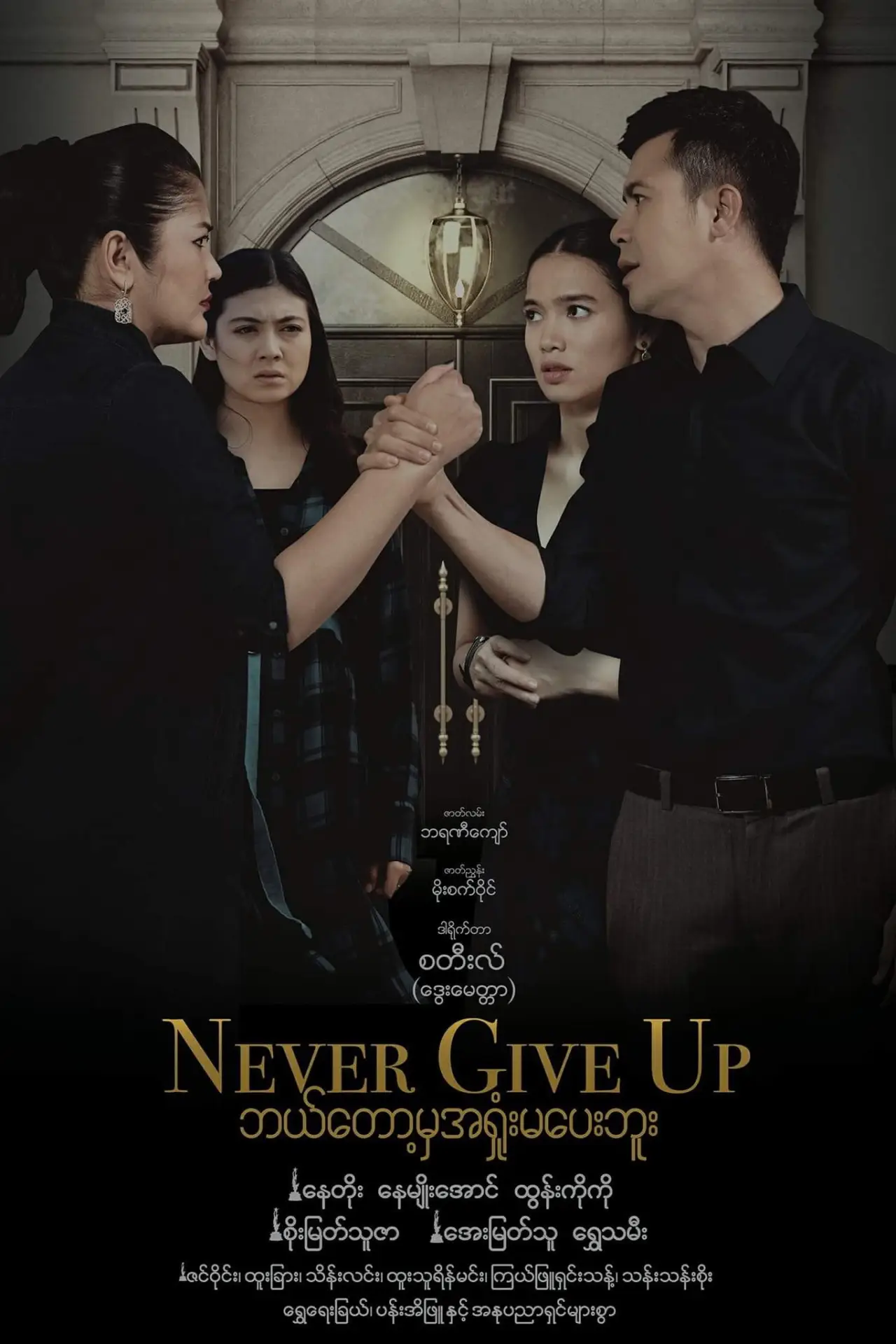 Movie poster "Never Give Up"