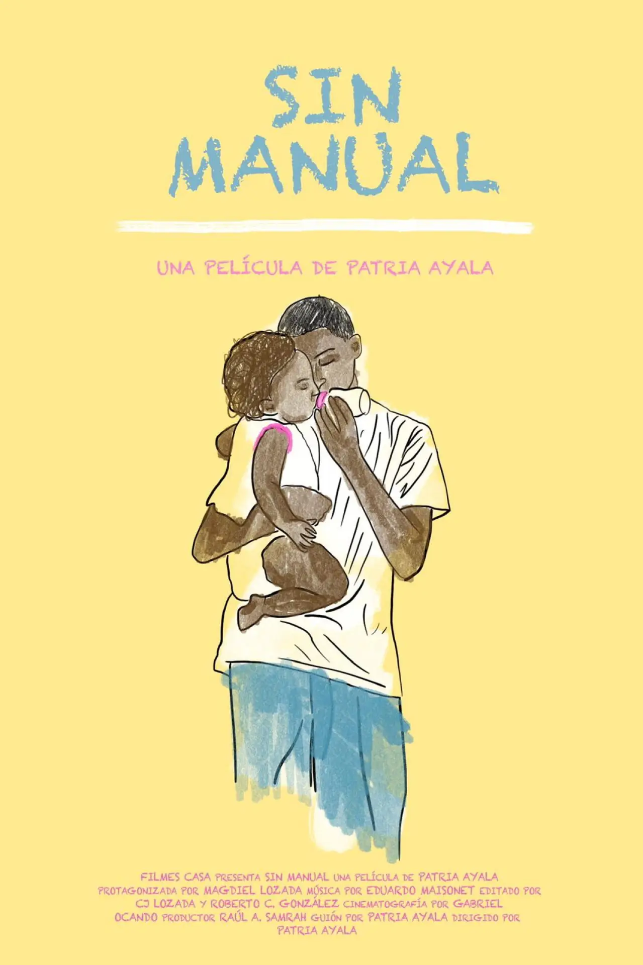 Movie poster "Sin manual"