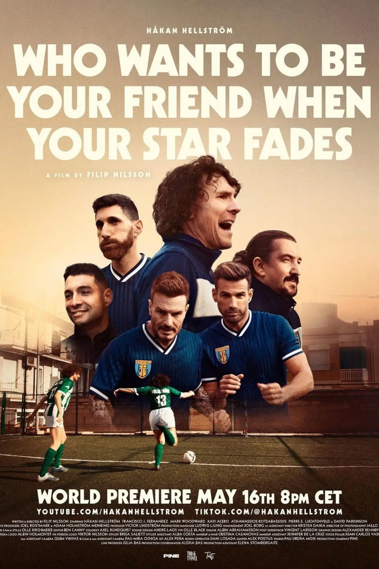 Movie poster "Who Wants to Be Your Friend When Your Star Fades"