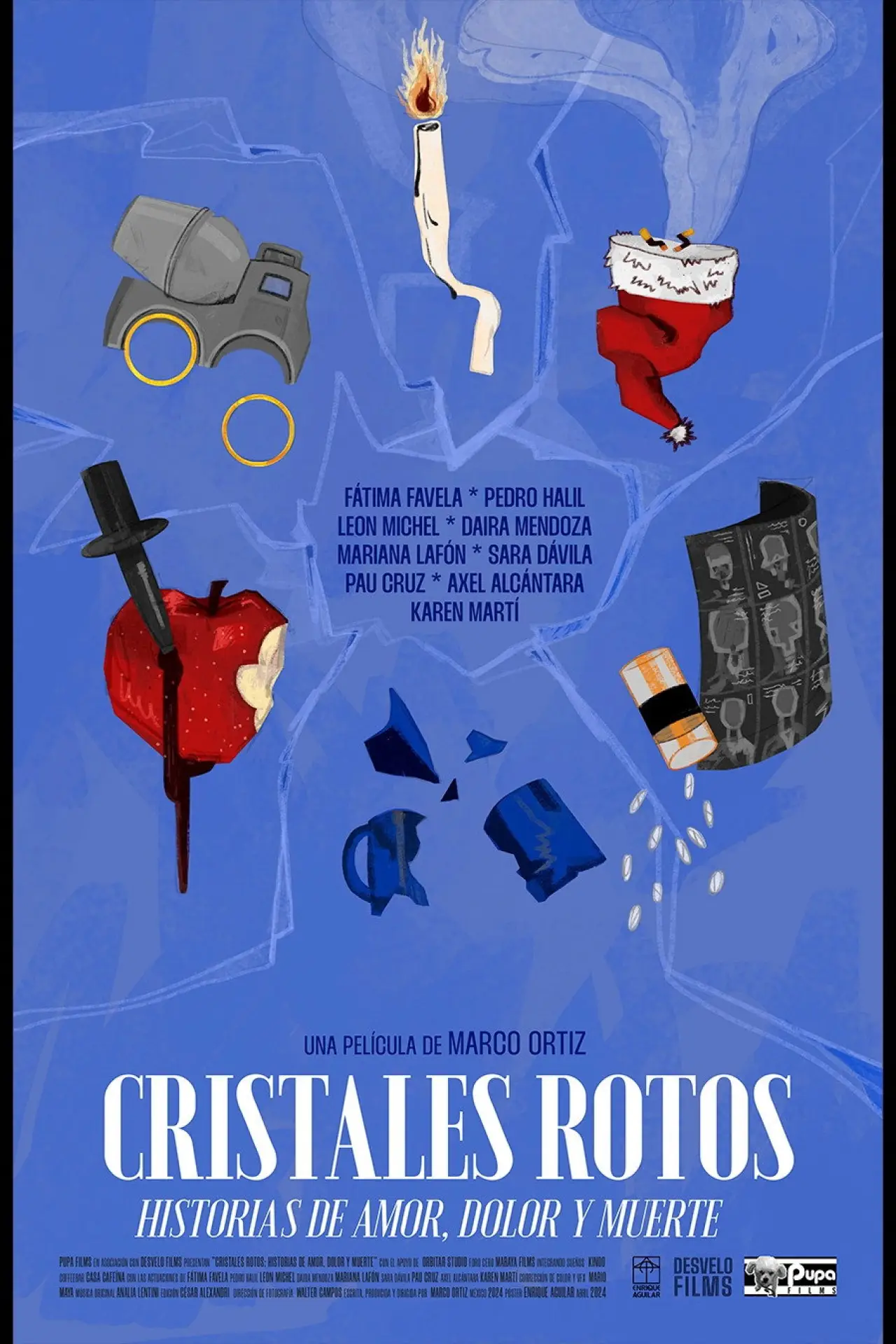 Movie poster "Shattered Crystals: Stories of Love, Pain and Death"