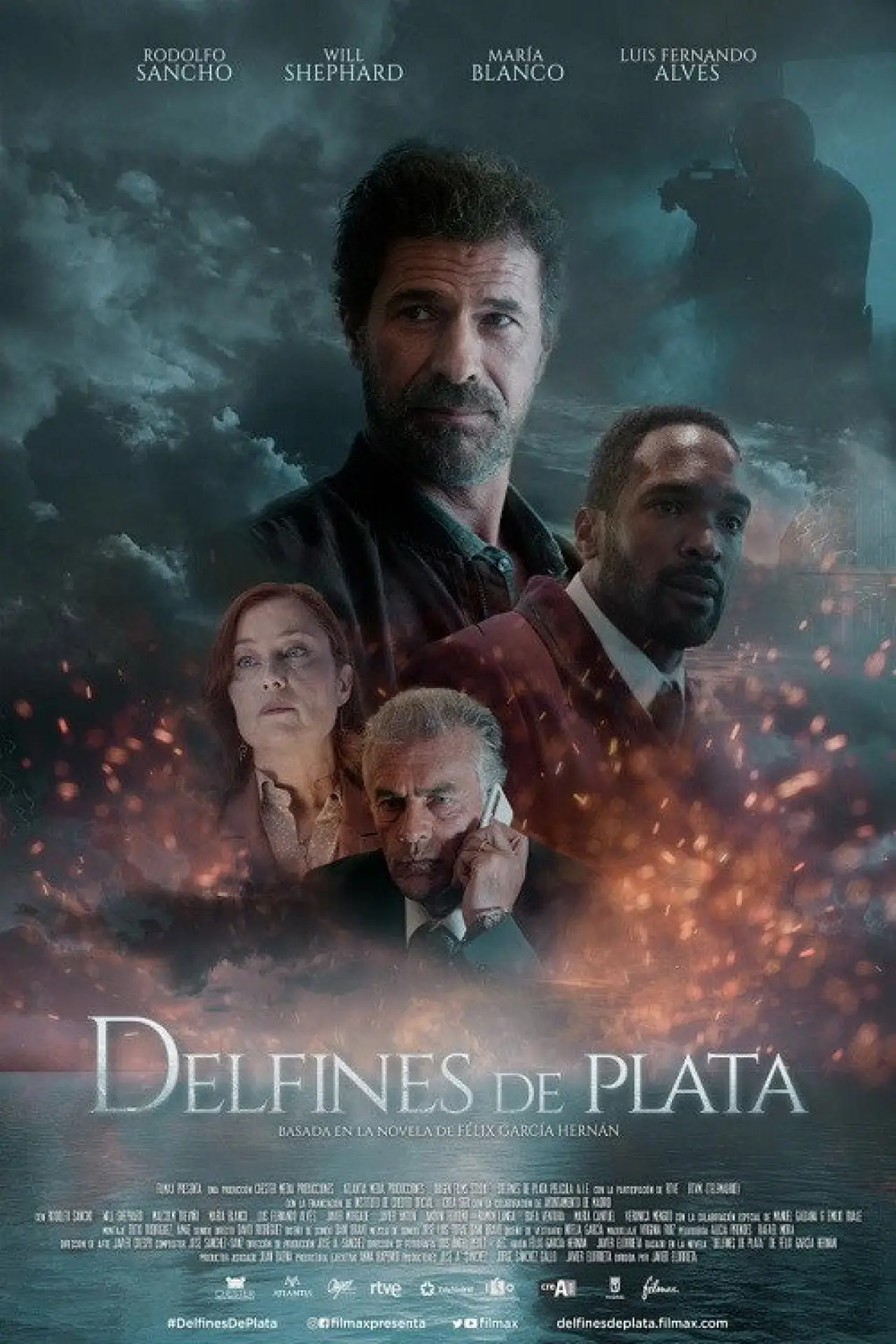 Movie poster "Delfines de plata"