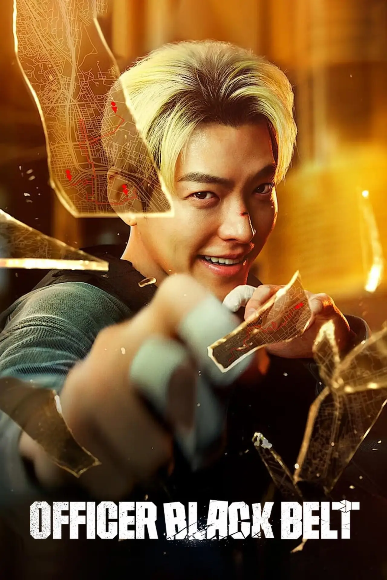 Movie poster "Officer Black Belt"