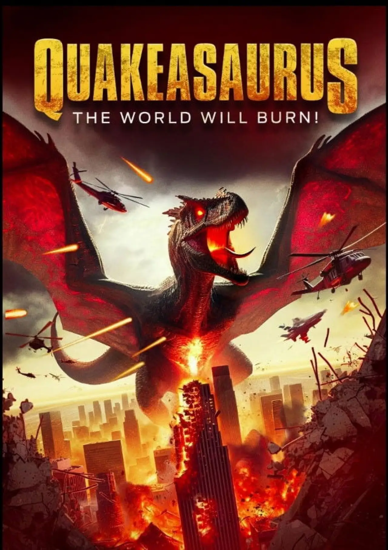 Movie poster "Quakeasaurus"