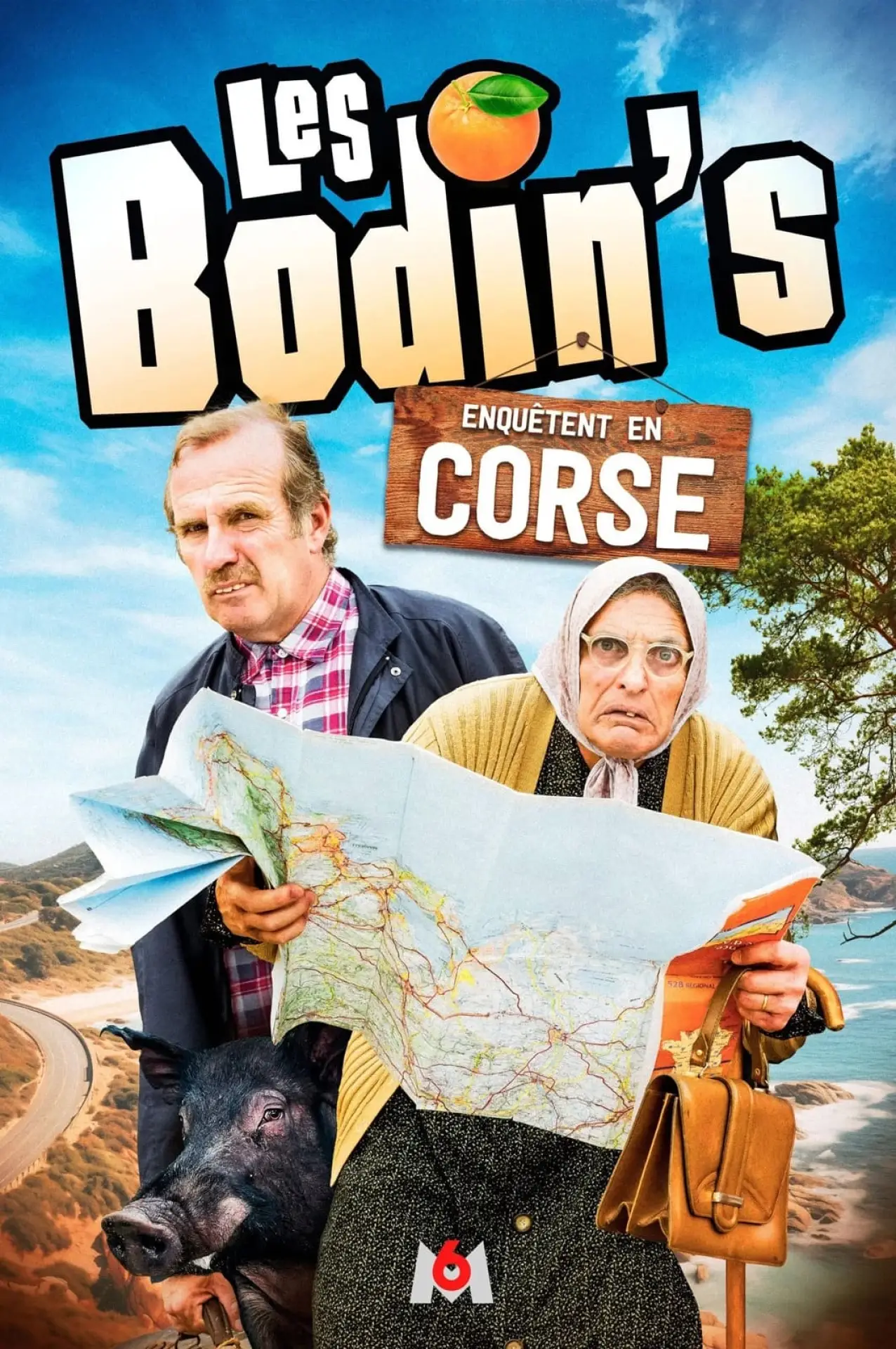 Movie poster "The Bodin’s Investigate in Corsica"