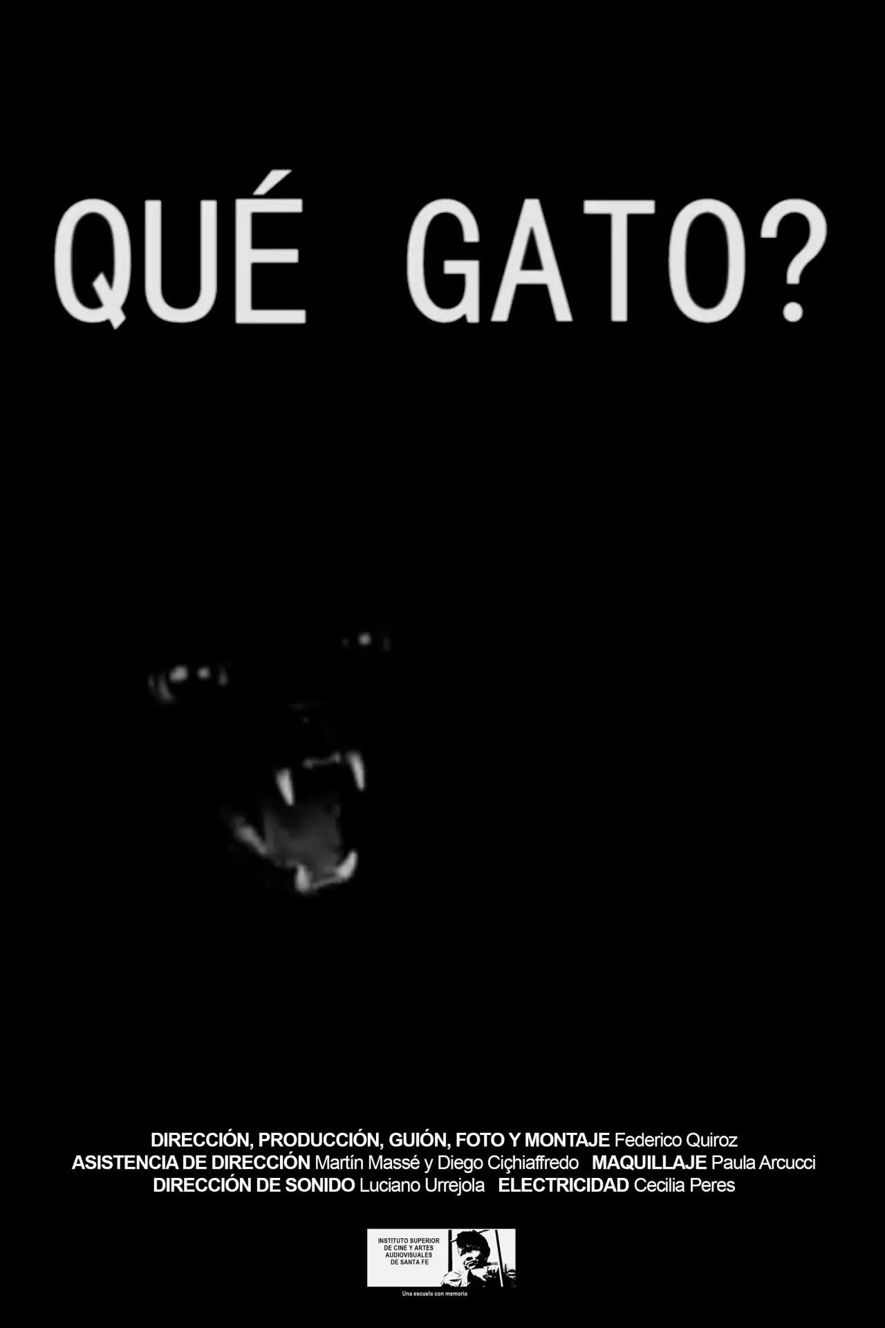 Movie poster "Qué gato?"