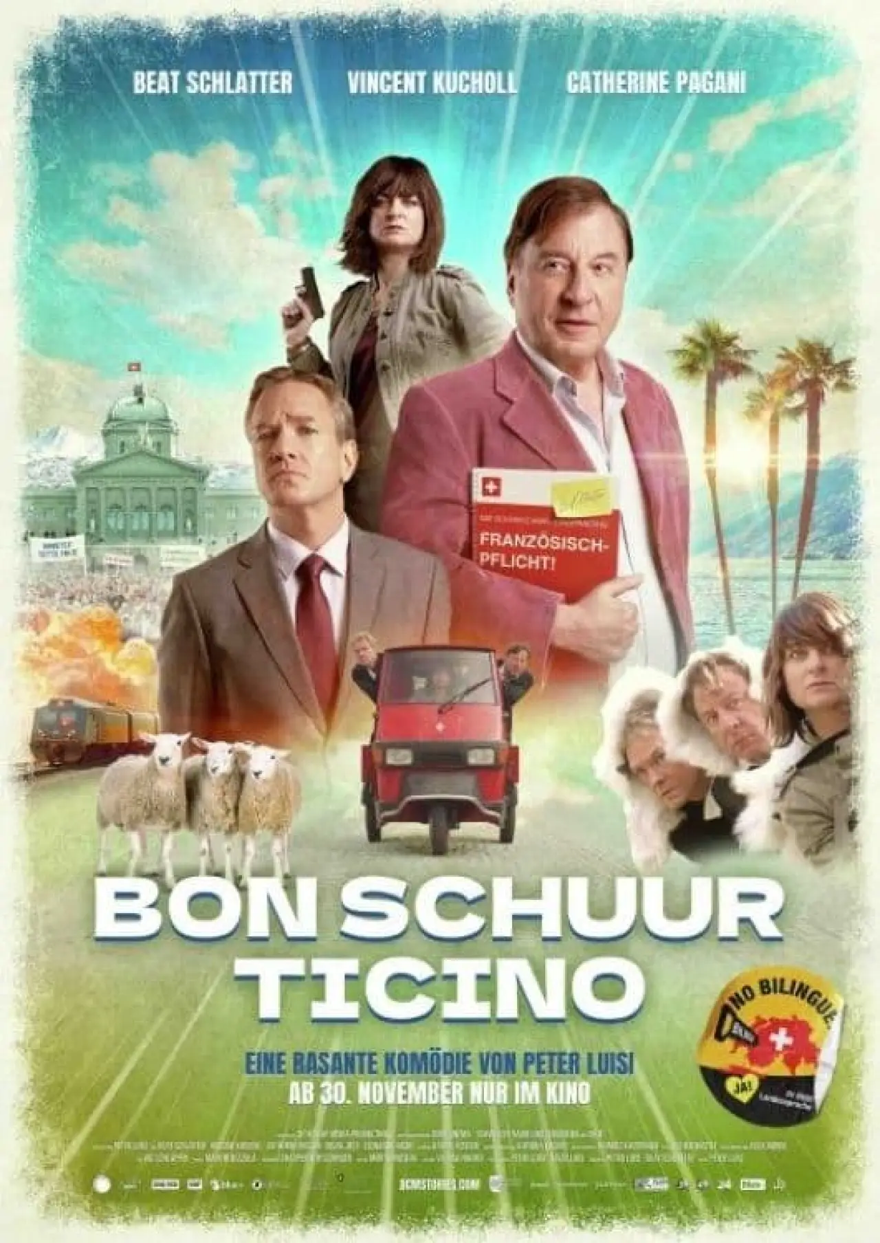 Movie poster "Bonjour Switzerland"