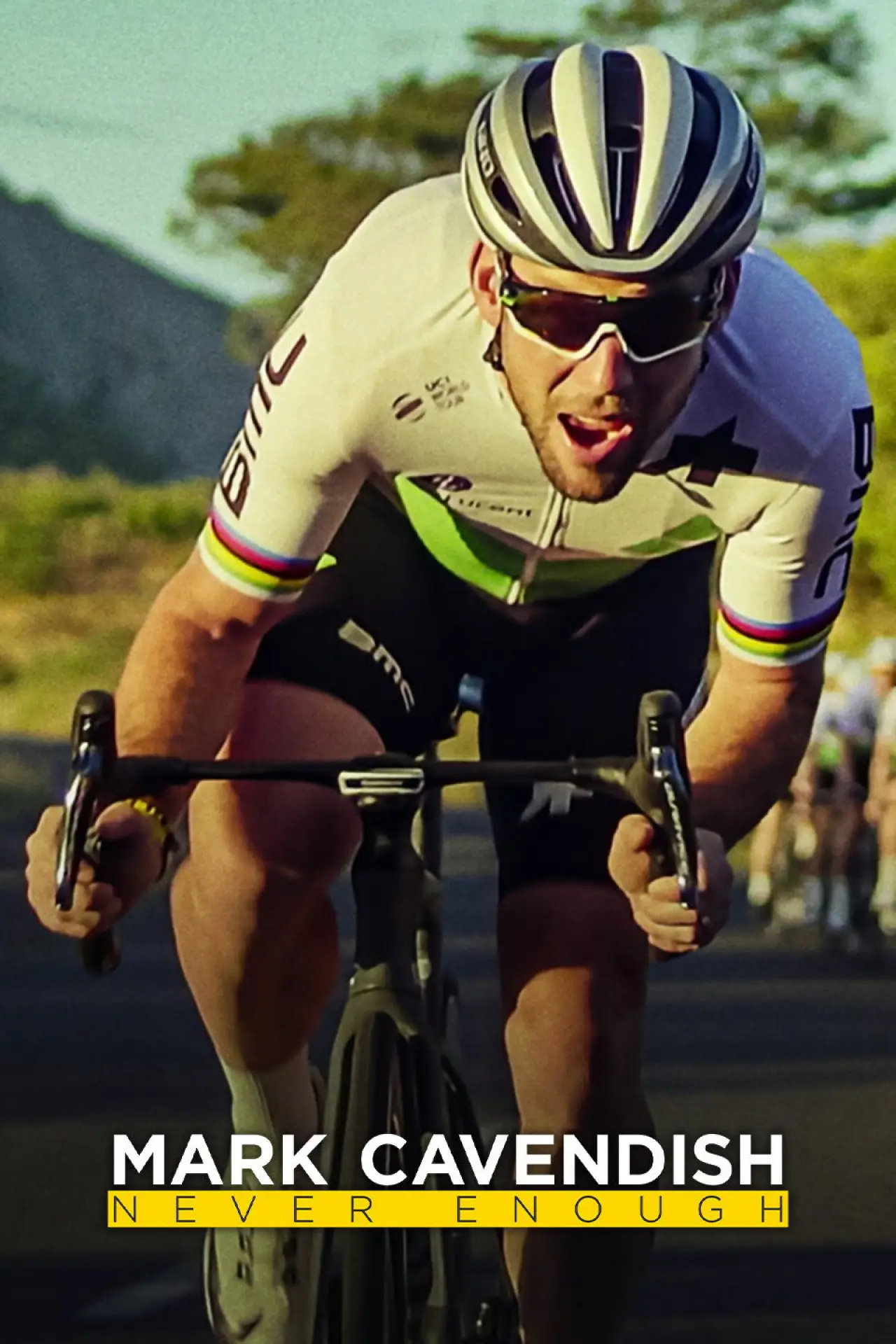 Movie poster "Mark Cavendish: Never Enough"