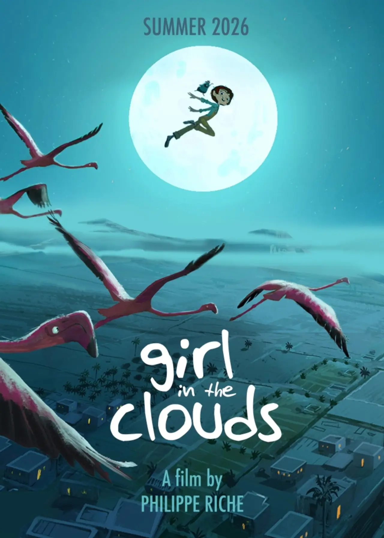 Movie poster "The Girl in the Clouds"