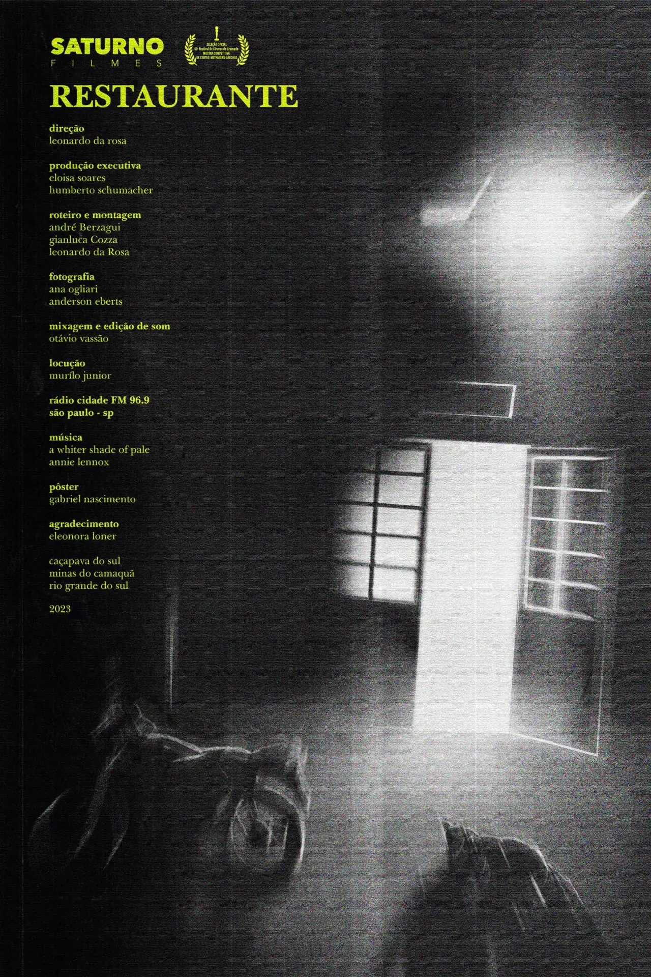 Movie poster "Restaurante"
