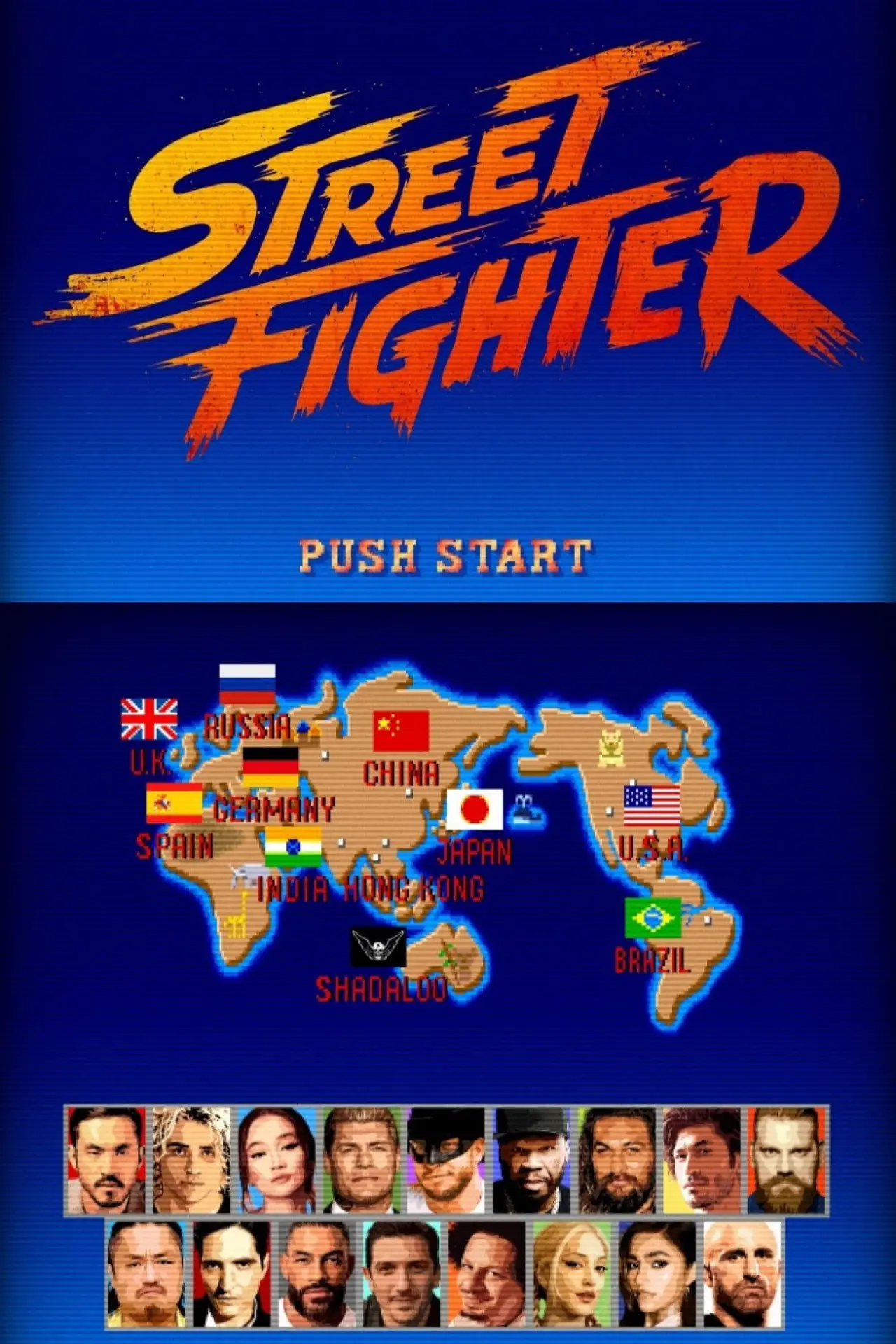 Movie poster "Street Fighter"