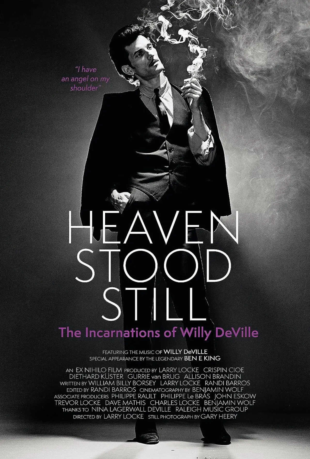 Movie poster "Heaven Stood Still: The Incarnations of Willy DeVille"