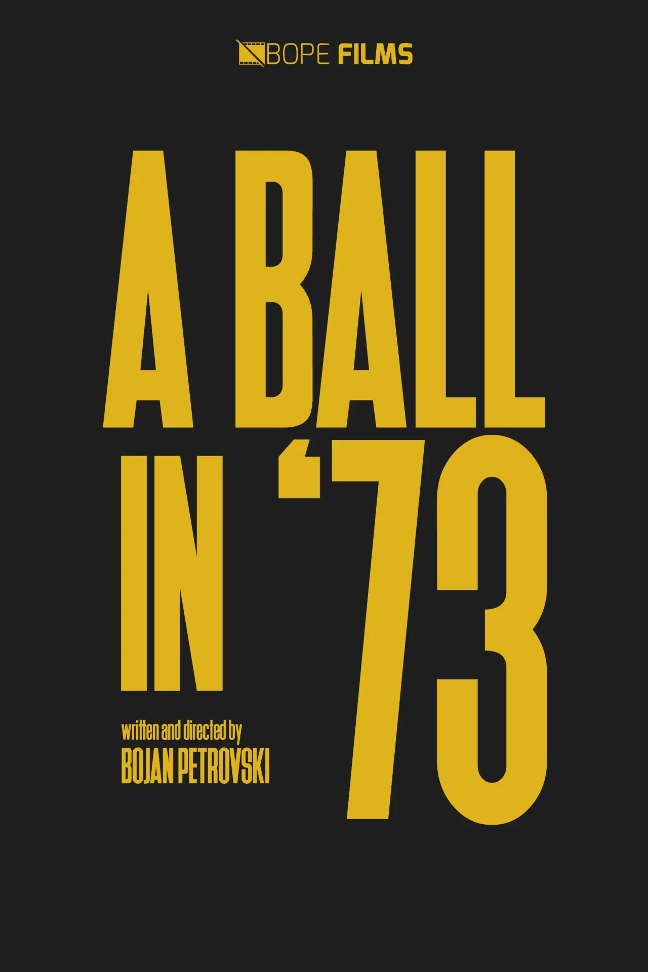 Movie poster "A Ball in 