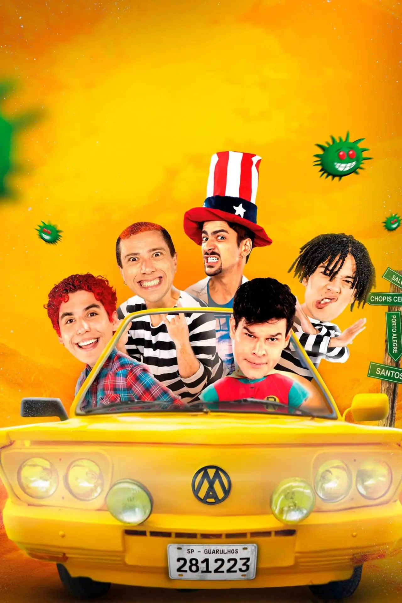 Movie poster "Mamonas Assassinas: The Movie"