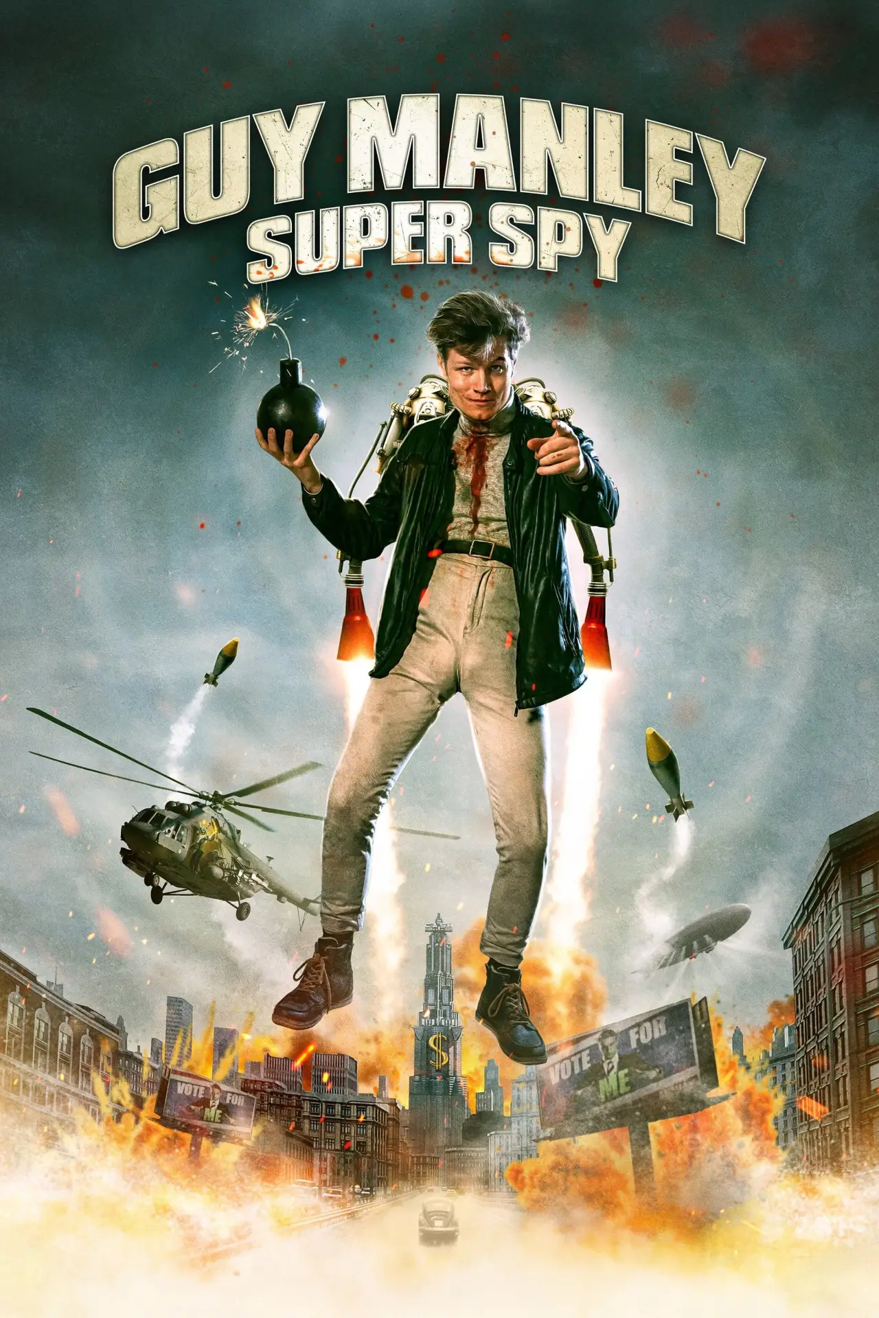 Movie poster "Guy Manley: Super Spy"