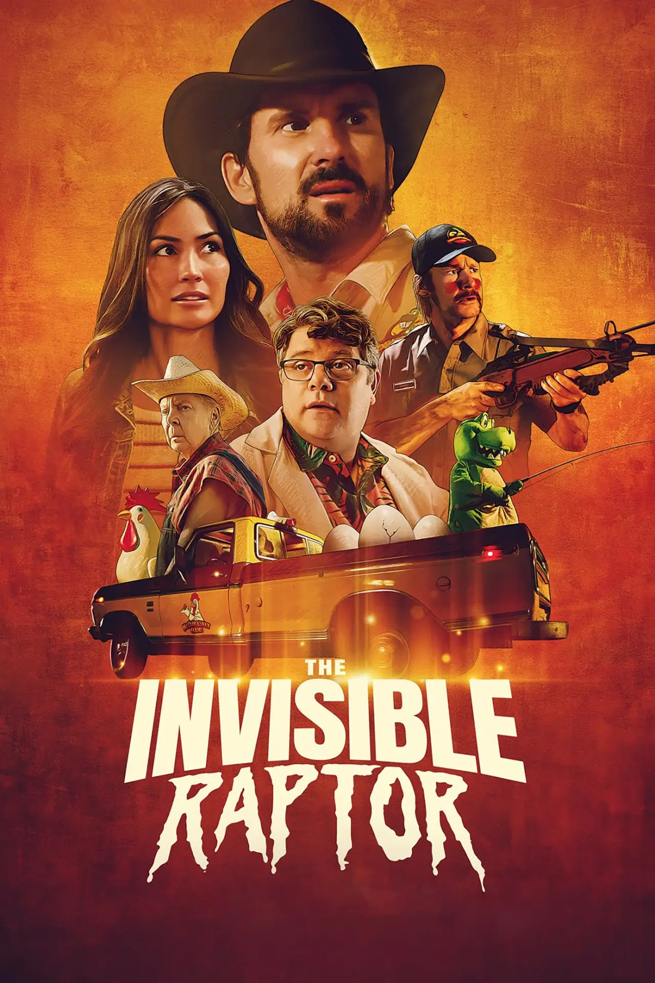 Movie poster "The Invisible Raptor"