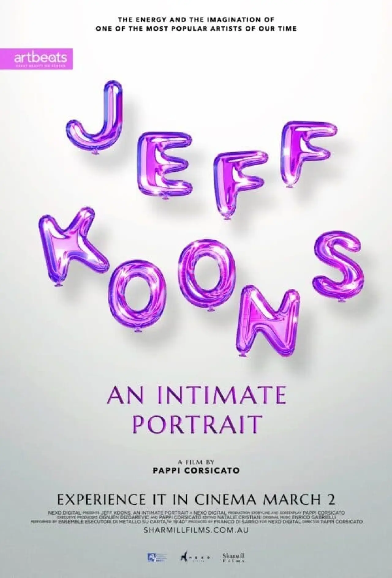 Movie poster "Jeff Koons: A Private Portrait"
