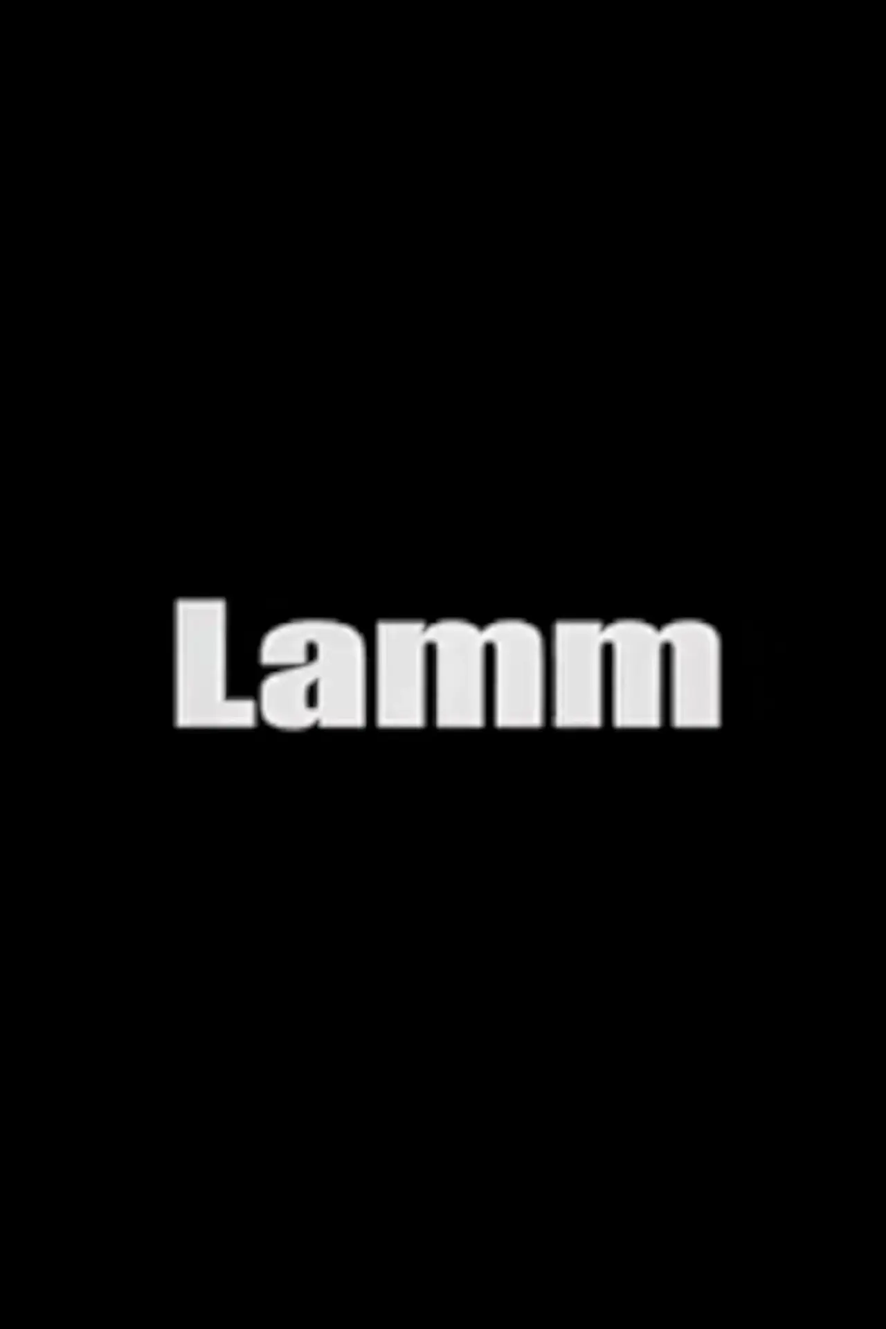 Movie poster "Lamm"