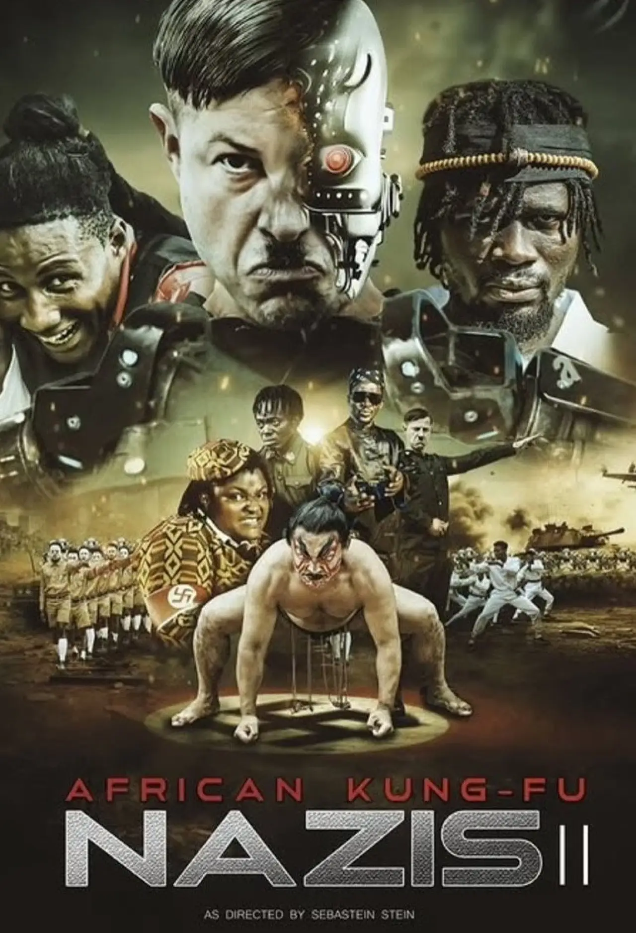 Movie poster "African Kung Fu Nazis II"