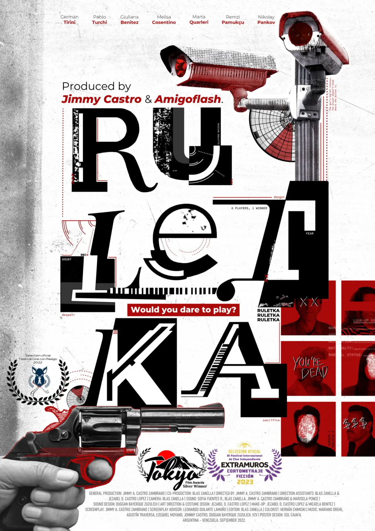 Movie poster "Ruletka"