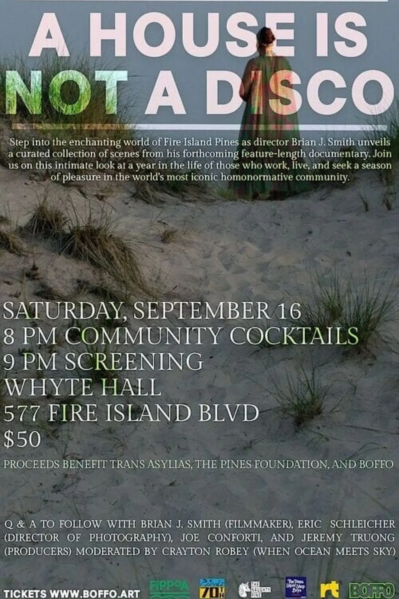 Movie poster "A House Is Not a Disco"