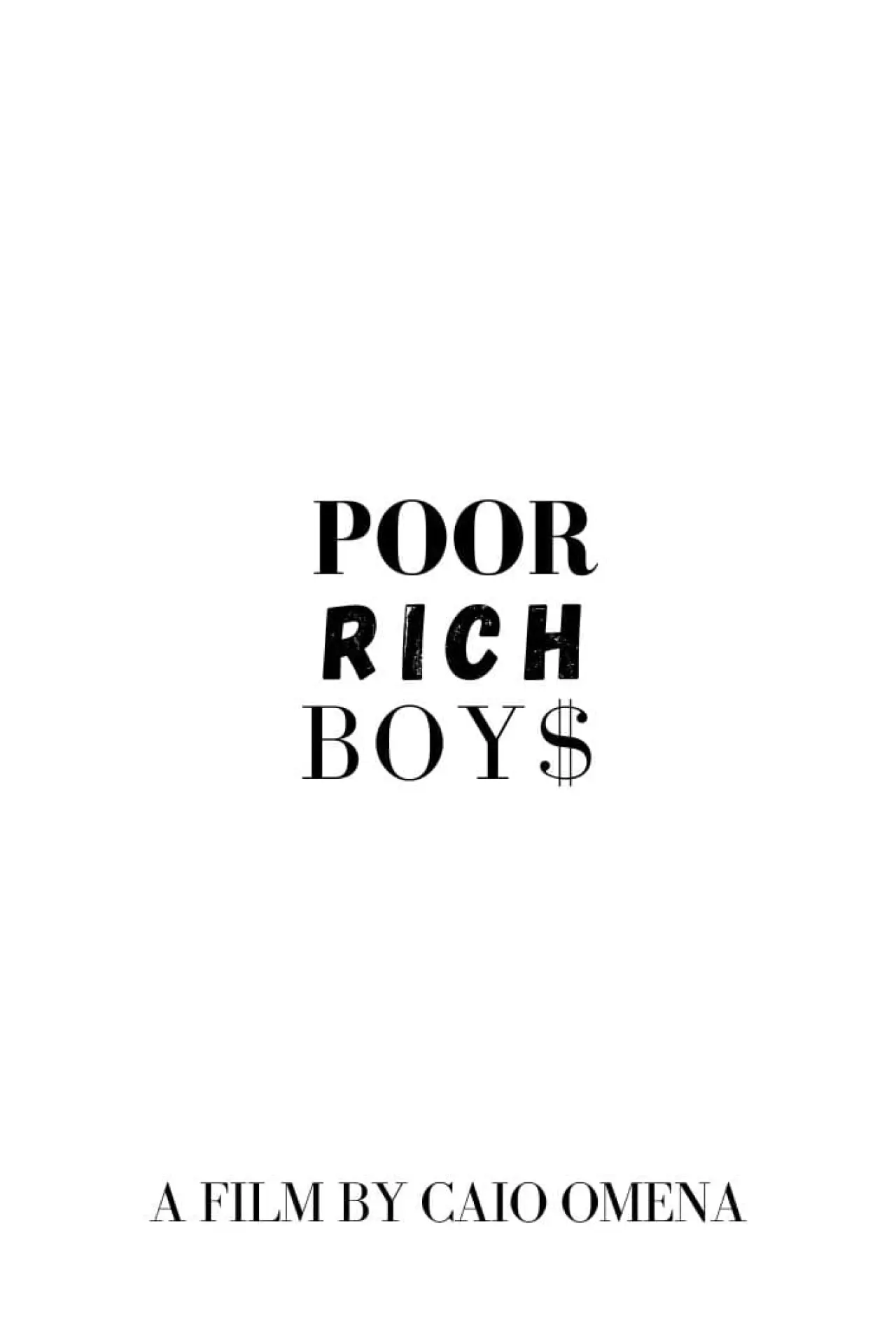 Movie poster "Poor Rich Boys"
