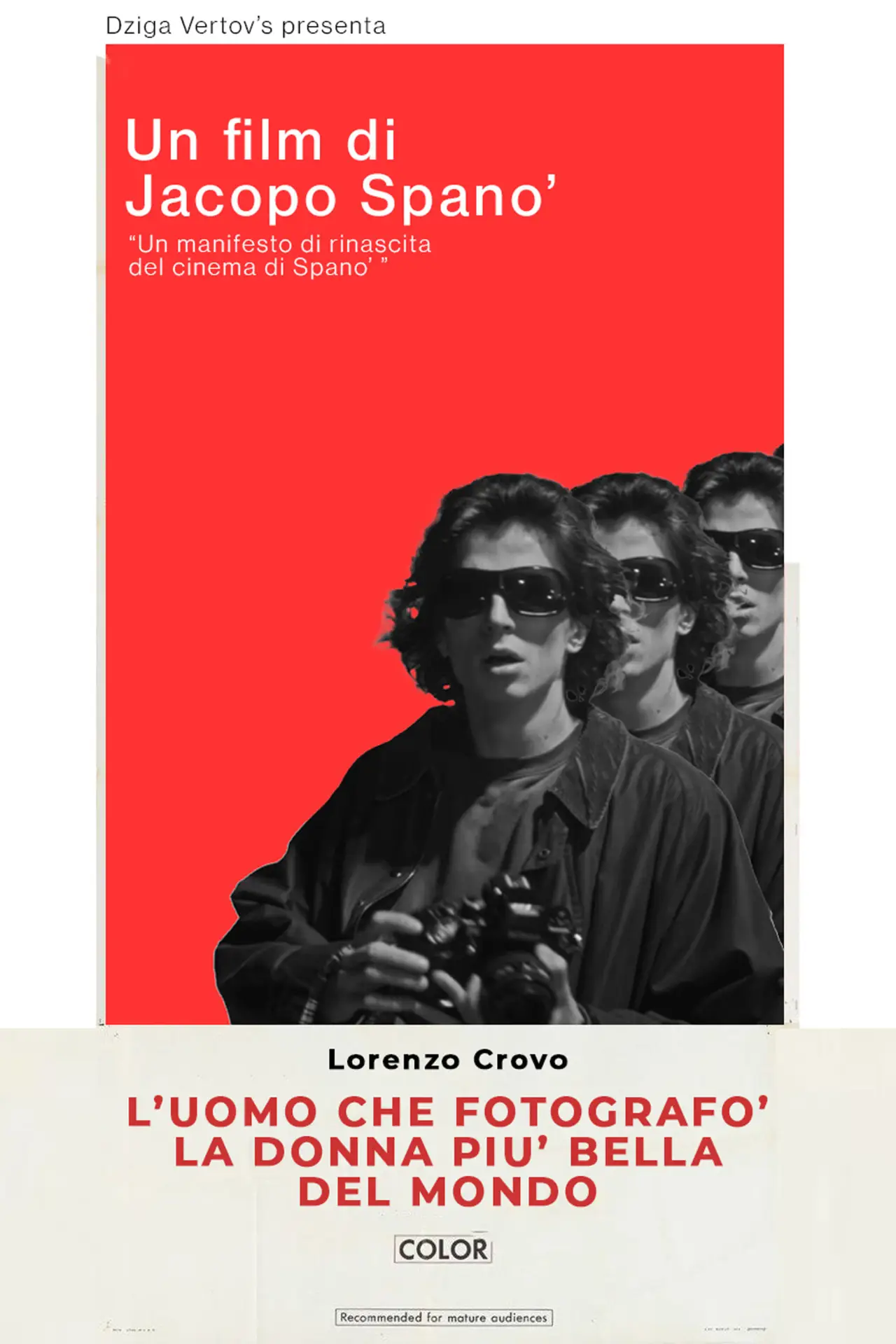 Movie poster "The man who photographed the most beautiful woman in the world"