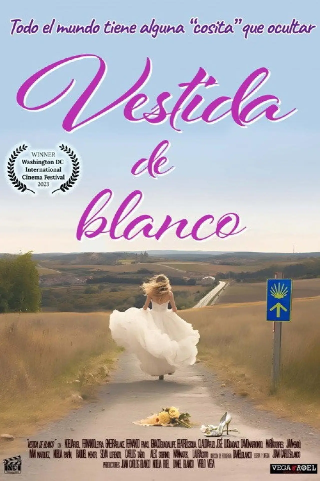 Movie poster "Vestida de blanco"