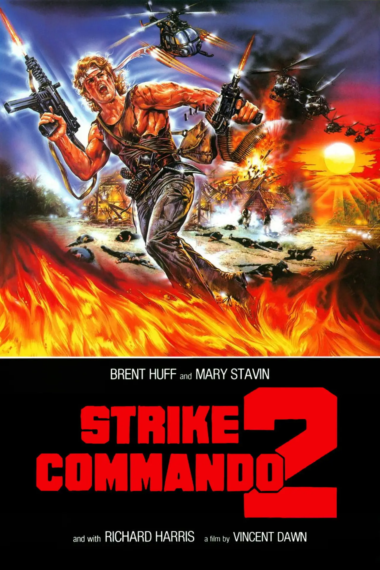 Movie poster "Strike Commando 2"