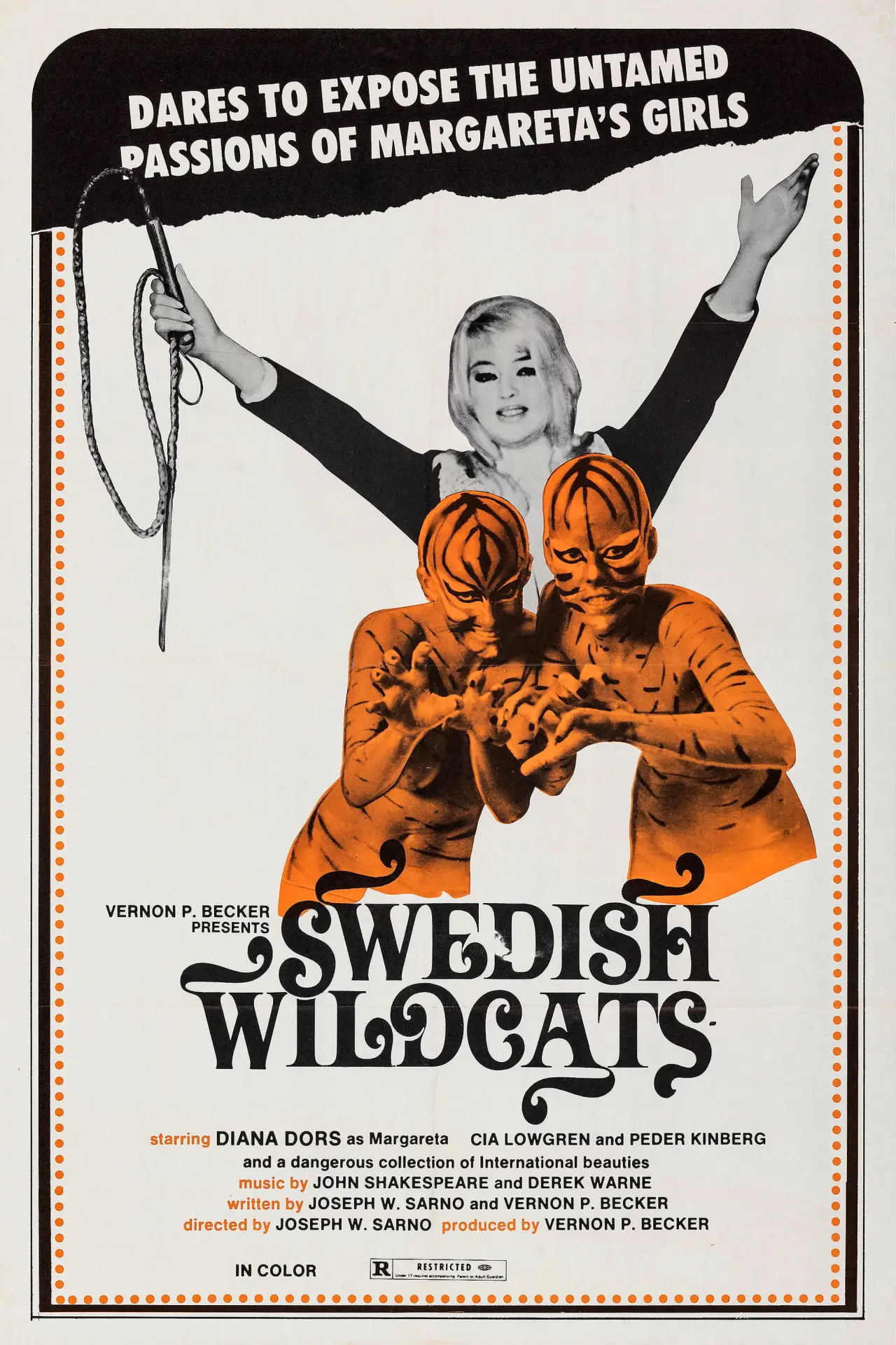 Movie poster "Swedish Wildcats"
