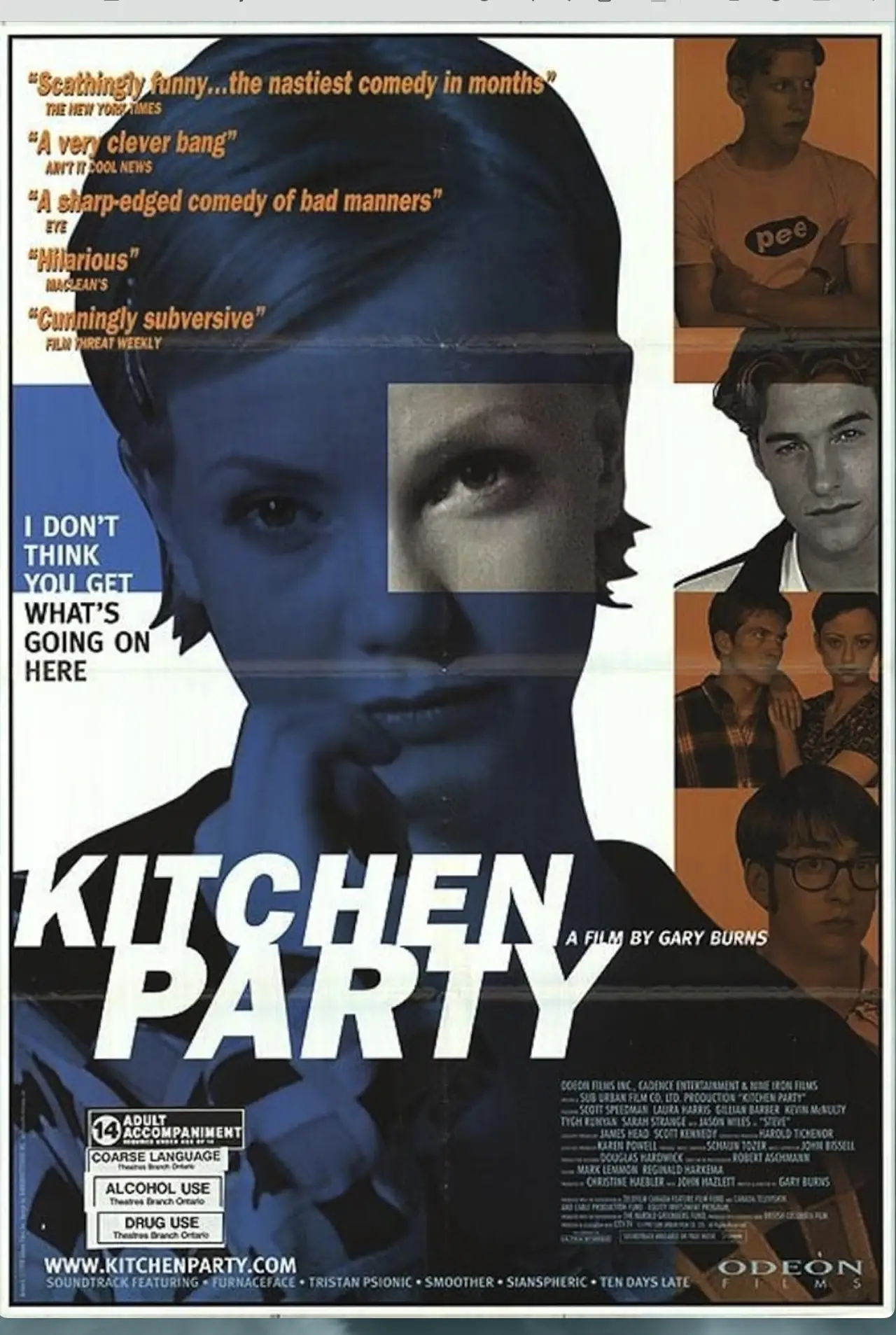 Movie poster "Kitchen Party"