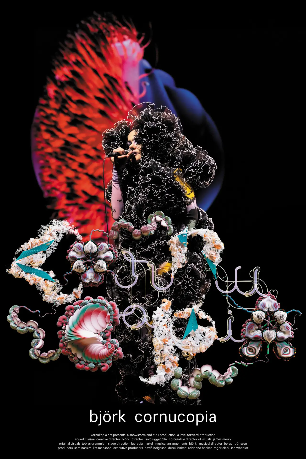 Movie poster "Björk: Cornucopia"
